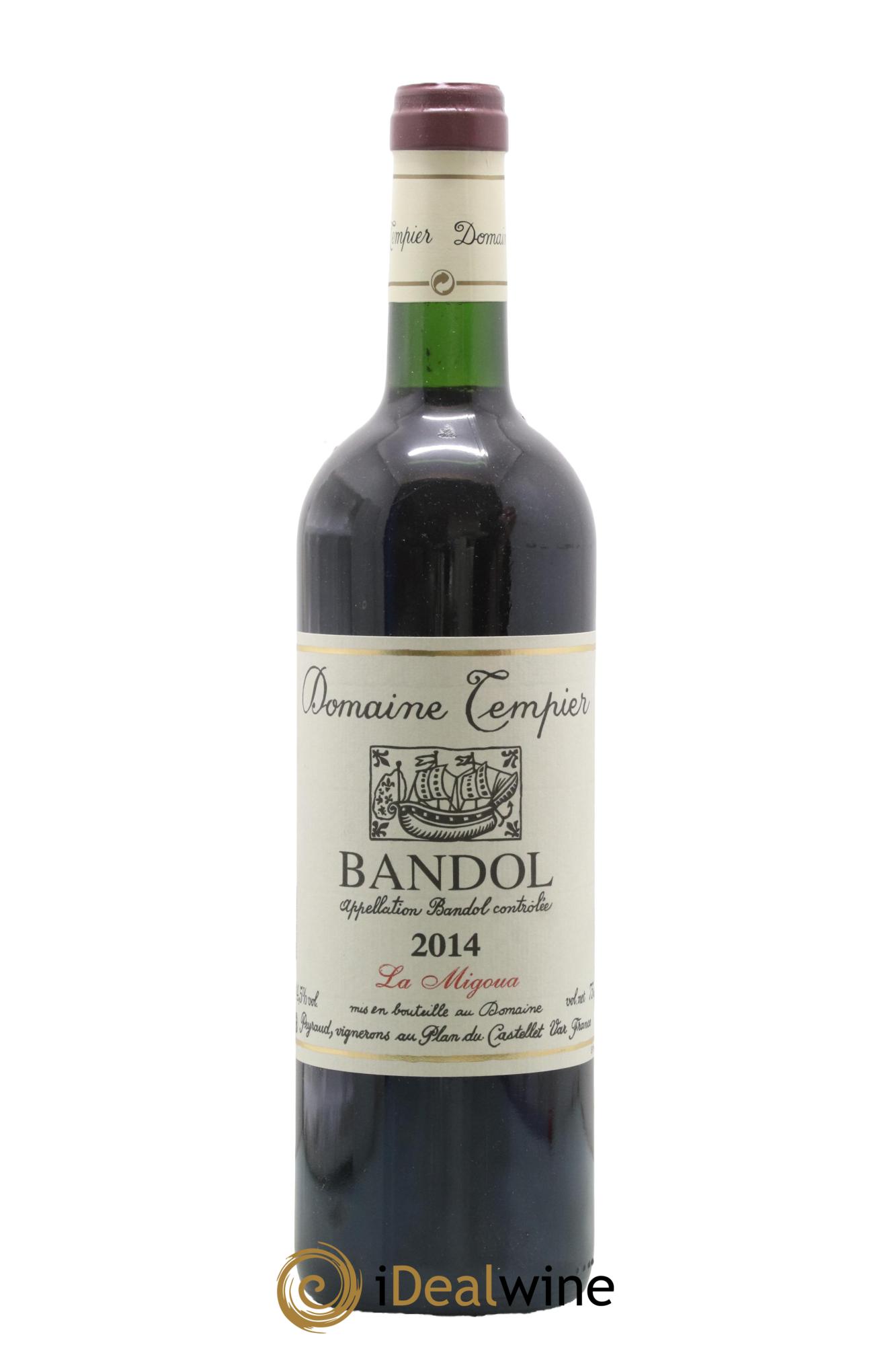 Bandol Domaine Tempier Cuvée La Migoua Famille Peyraud 2014 - Lot de 1 bouteille - 0
