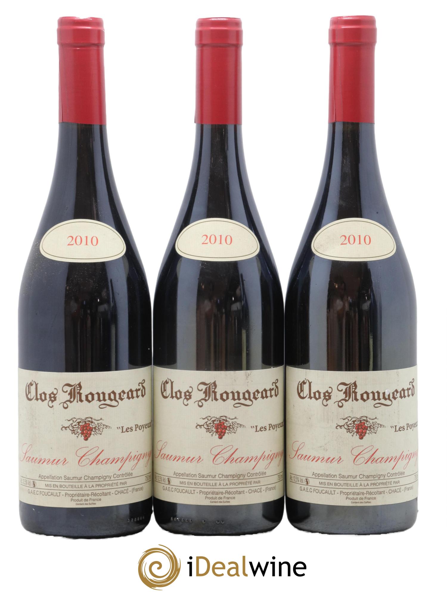 Saumur-Champigny Les Poyeux Clos Rougeard 2010 - Lot de 3 bouteilles - 0