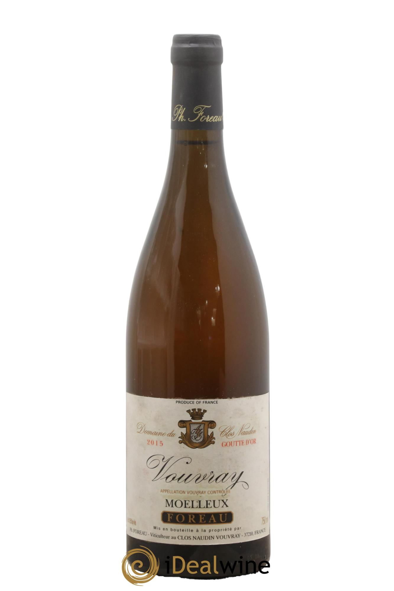 Vouvray Goutte d'Or Clos Naudin - Philippe Foreau 2015 - Posten von 1 Flasche - 0