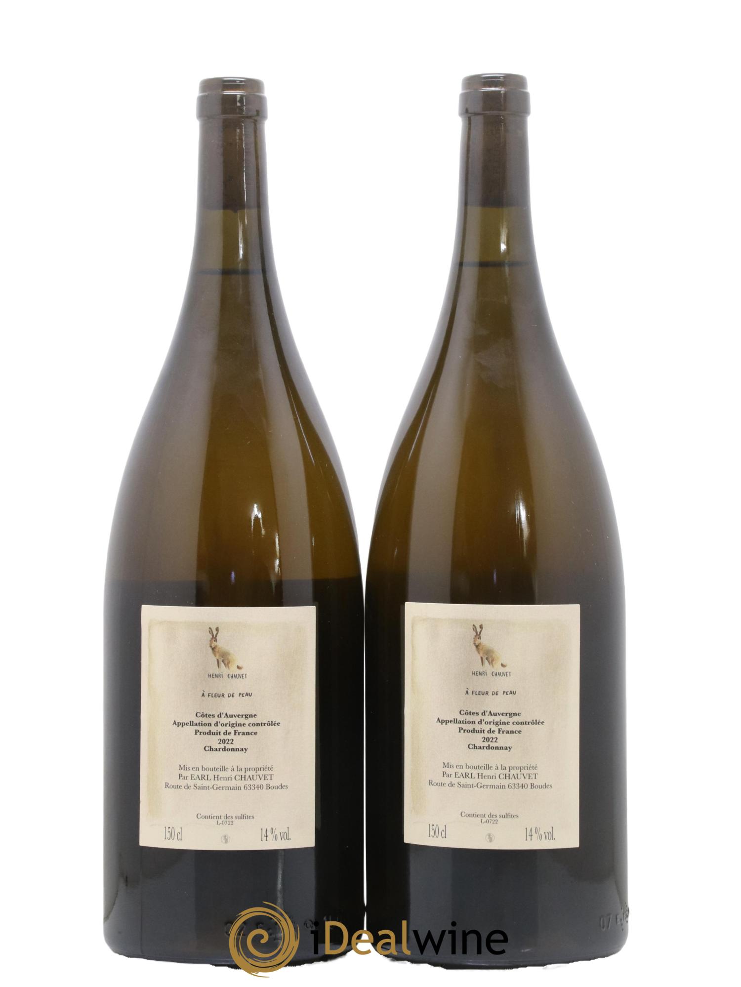 Vin de France AOC Côtes d'Auvergne A Fleur De Peau Henri Chauvet 2022 - Lot de 2 magnums - 1