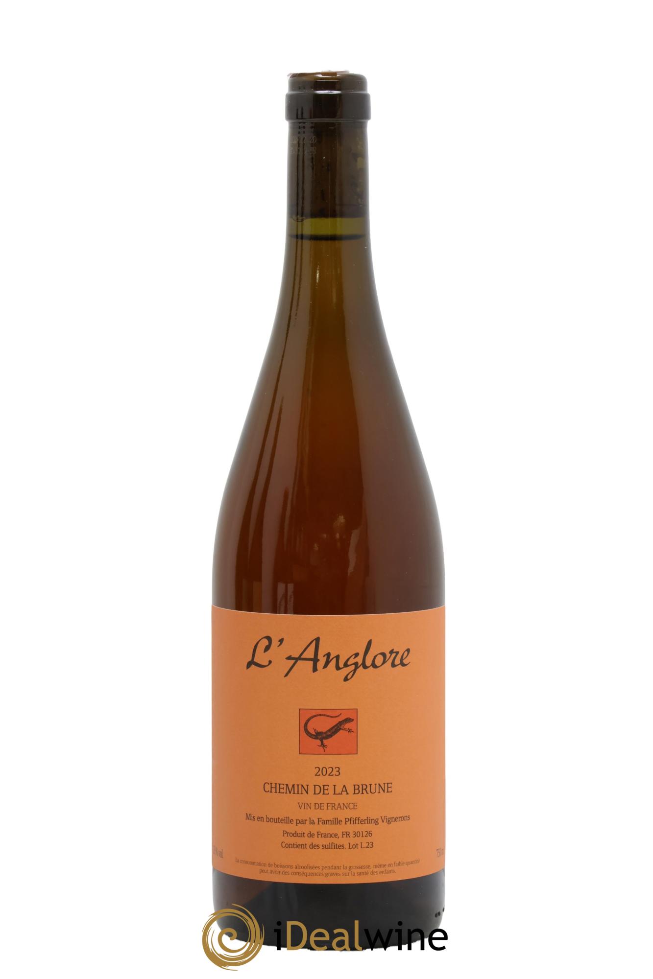 Vin de France Chemin de la brune L'Anglore 2023 - Lot of 1 bottle - 0