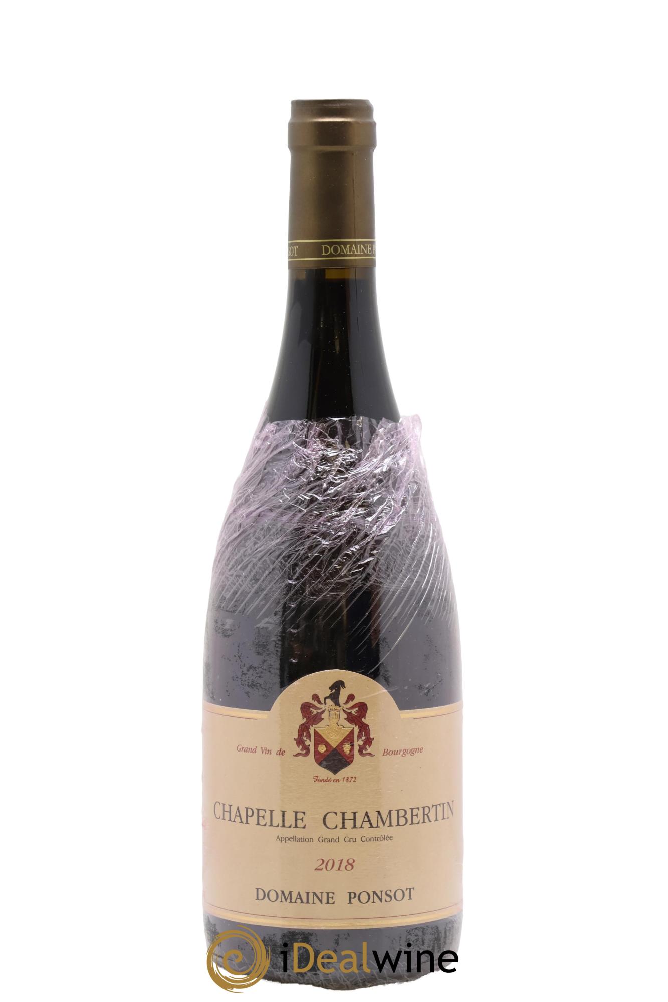 Chapelle-Chambertin Grand Cru Ponsot (Domaine) 2018 - Lot of 1 bottle - 0