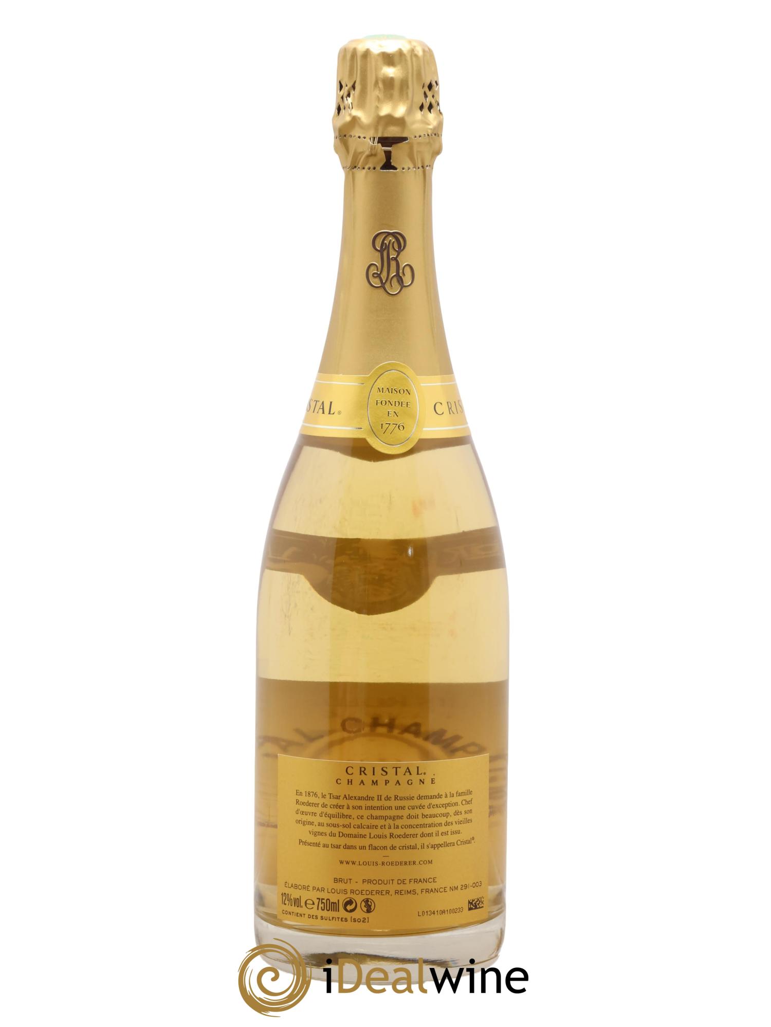 Cristal Louis Roederer 2012 - Lot of 1 bottle - 1