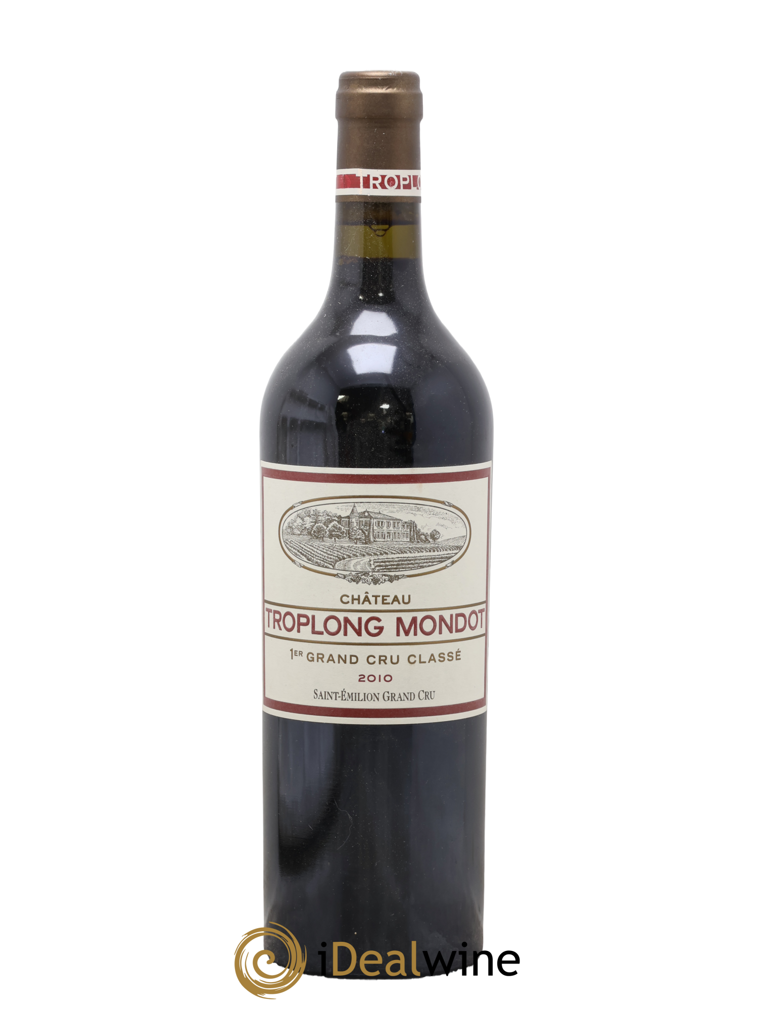 Château Troplong Mondot 1er Grand Cru Classé B 2010 - Lot de 1 bouteille - 0