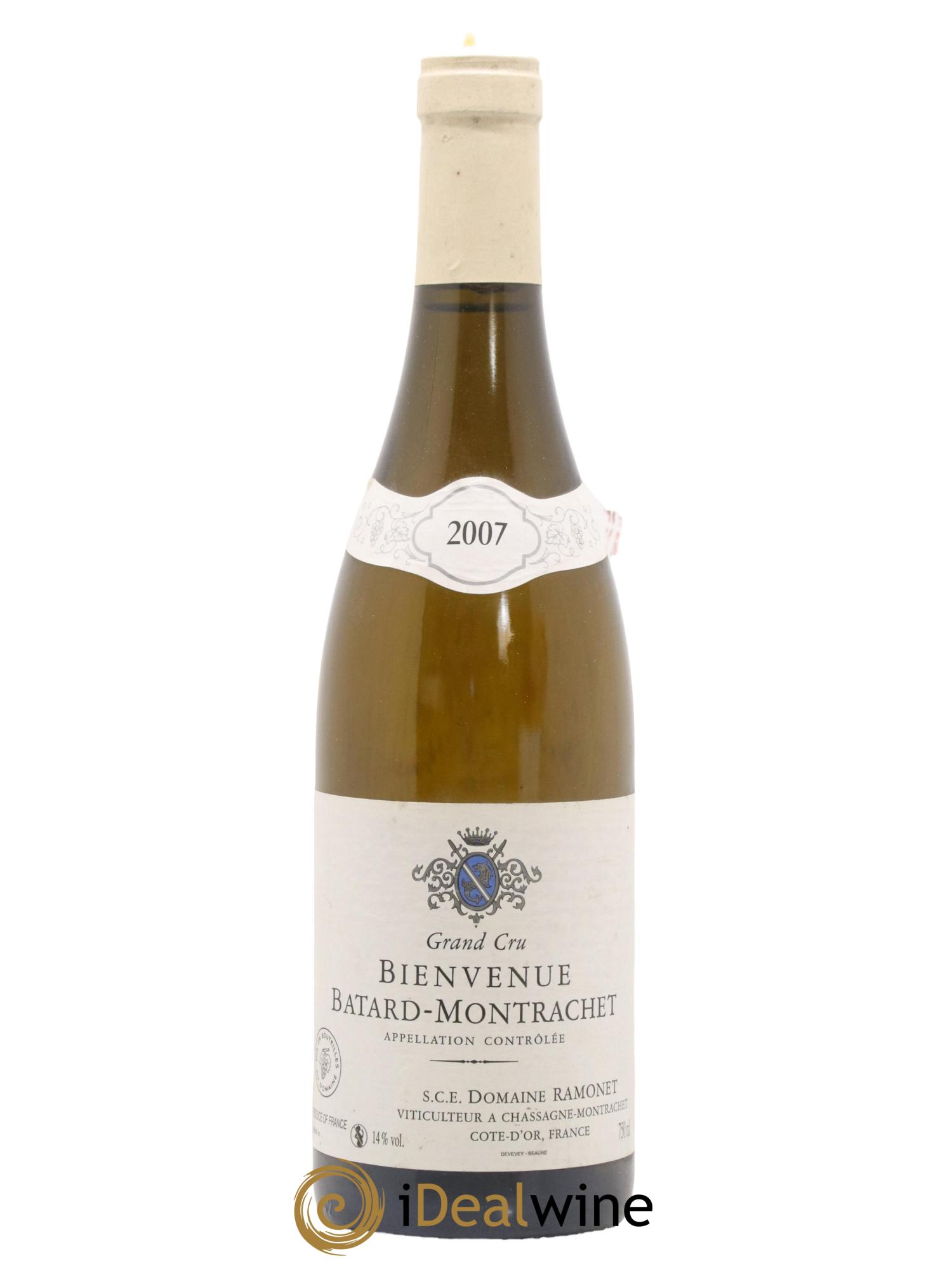Bienvenues-Bâtard-Montrachet Grand Cru Ramonet (Domaine) 2007 - Lot de 1 bouteille - 0