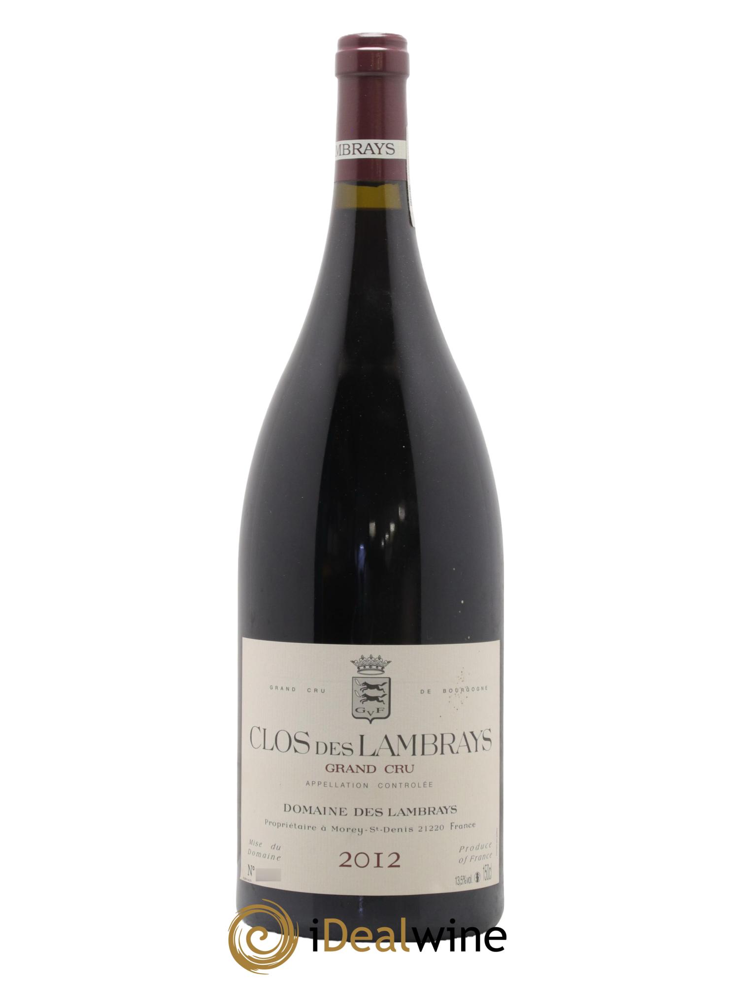Clos des Lambrays Grand Cru Domaine des Lambrays 2012 - Lot de 1 magnum - 0