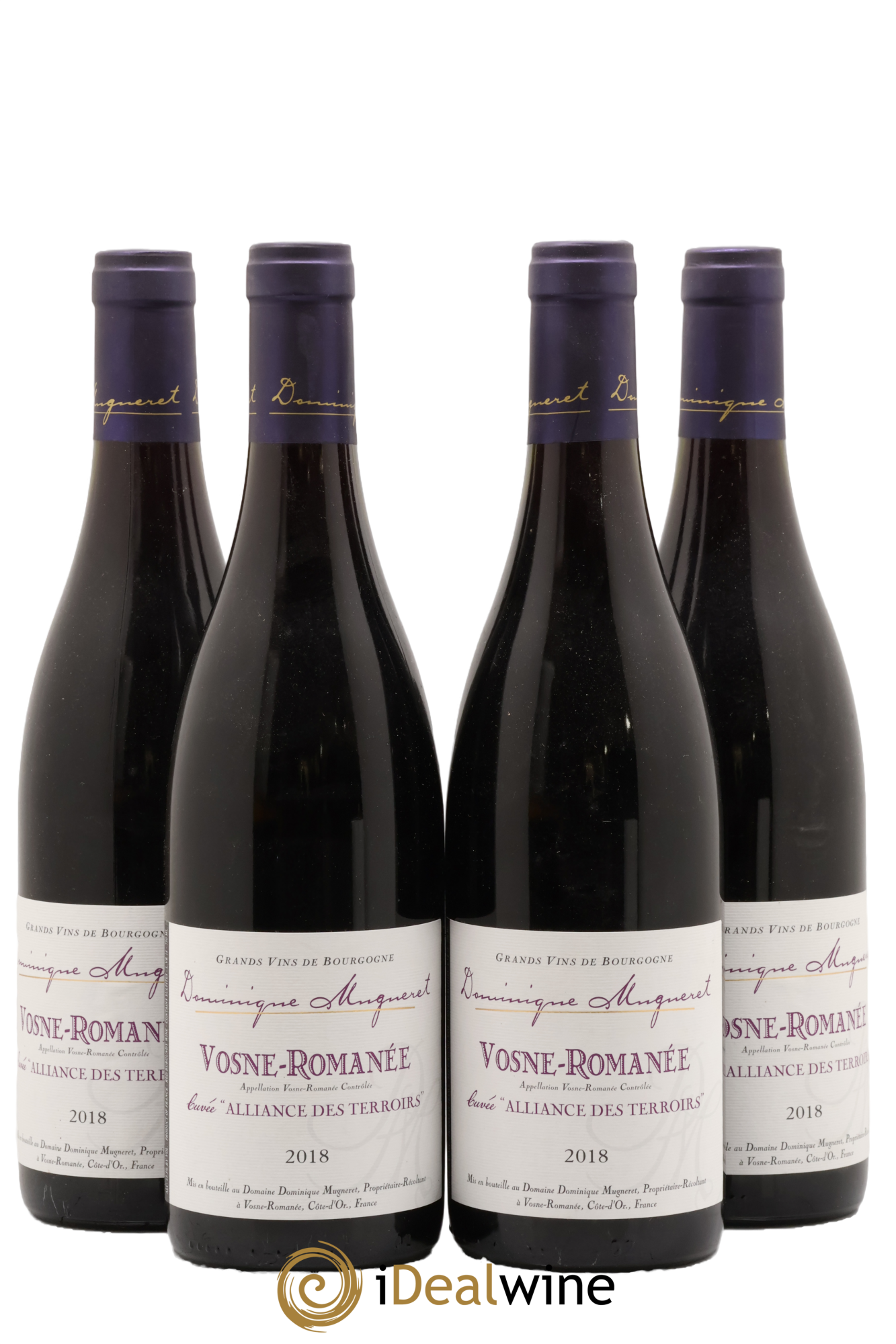 Vosne-Romanée Alliance Des Terroirs Dominique Mugneret 2018 - Lot de 4 bouteilles - 0