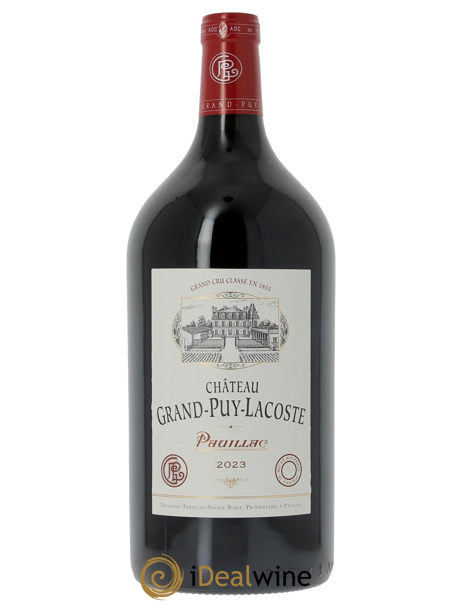 Château Grand Puy Lacoste 5ème Grand Cru Classé  2023 - Lotto di 1 jéroboam - 1