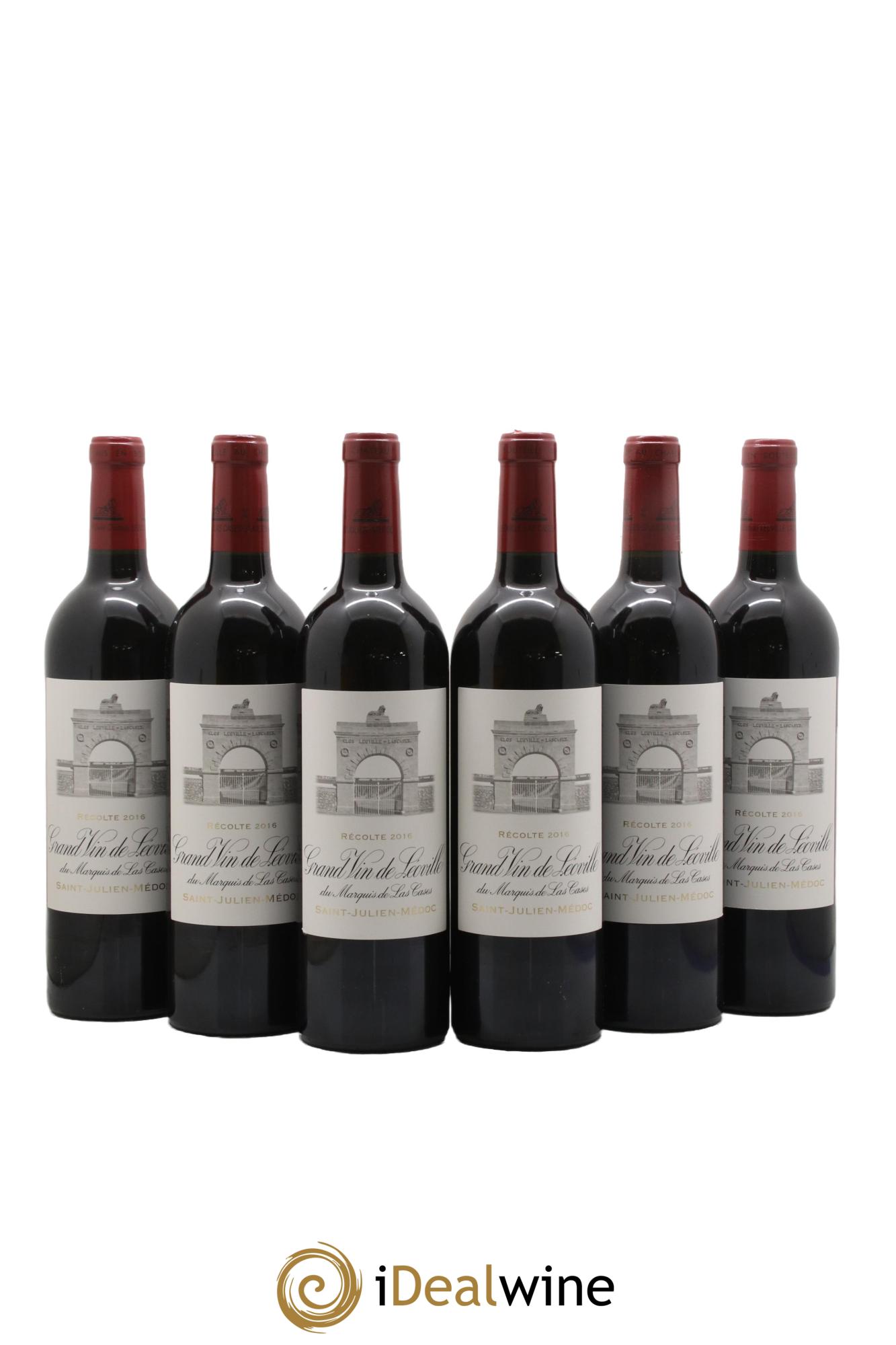 Château Léoville Las Cases 2ème Grand Cru Classé 2016 - Lot de 6 bouteilles - 0