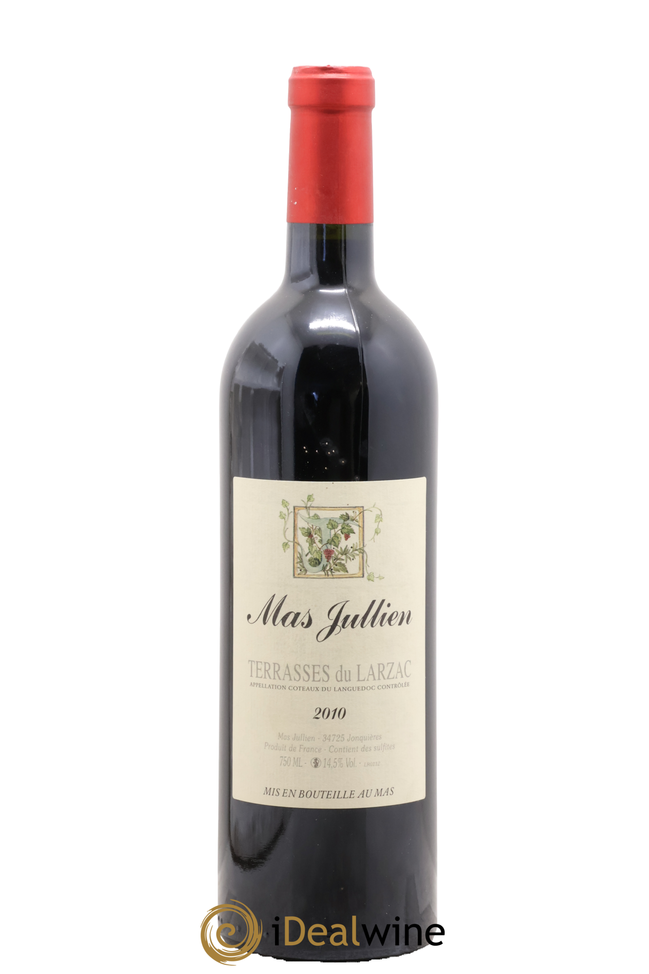 Terrasses du Larzac Mas Jullien Olivier Jullien 2010 - Lot de 1 bouteille - 0