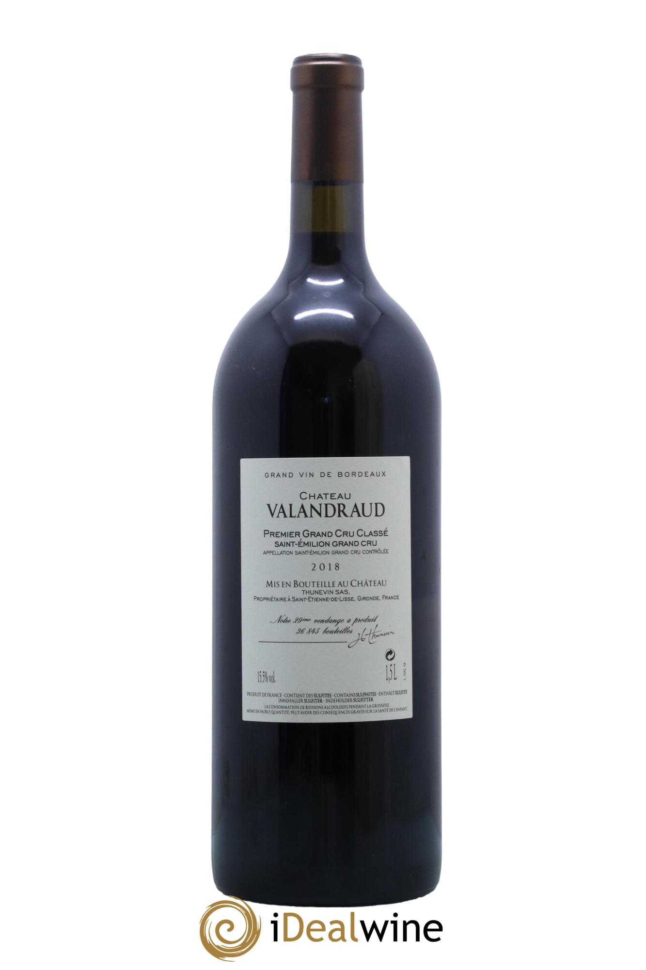 Château de Valandraud 2018 - Lot de 1 magnum - 2