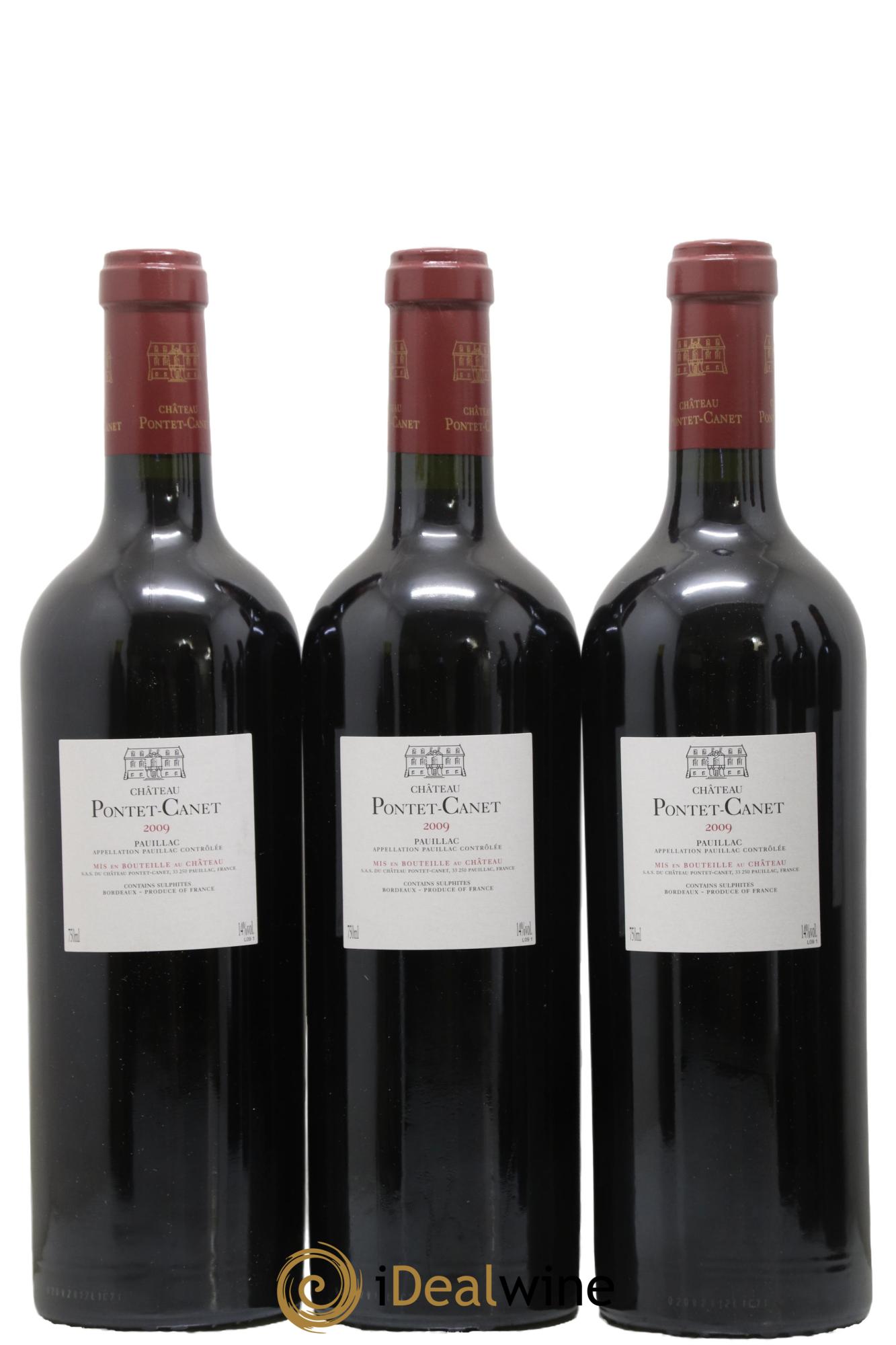 Château Pontet Canet 5ème Grand Cru Classé 2009 - Lotto di 6 bottiglie - 2