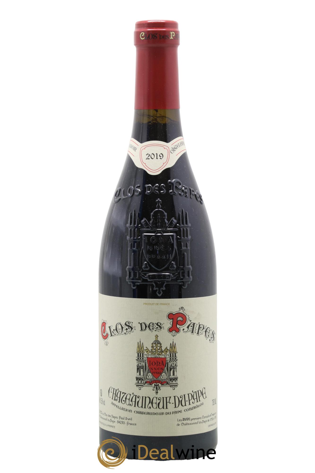 Châteauneuf-du-Pape Clos des Papes - Paul Avril 2019 - Lot de 1 bouteille - 0