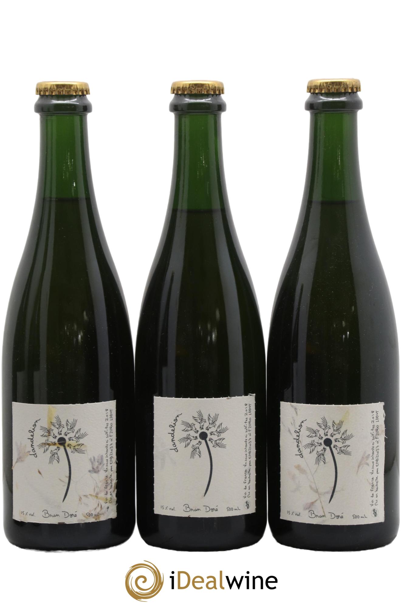 Vin de France Brun Doré Dandelion (Domaine) 2018 - Lotto di 3 bottiglie - 0