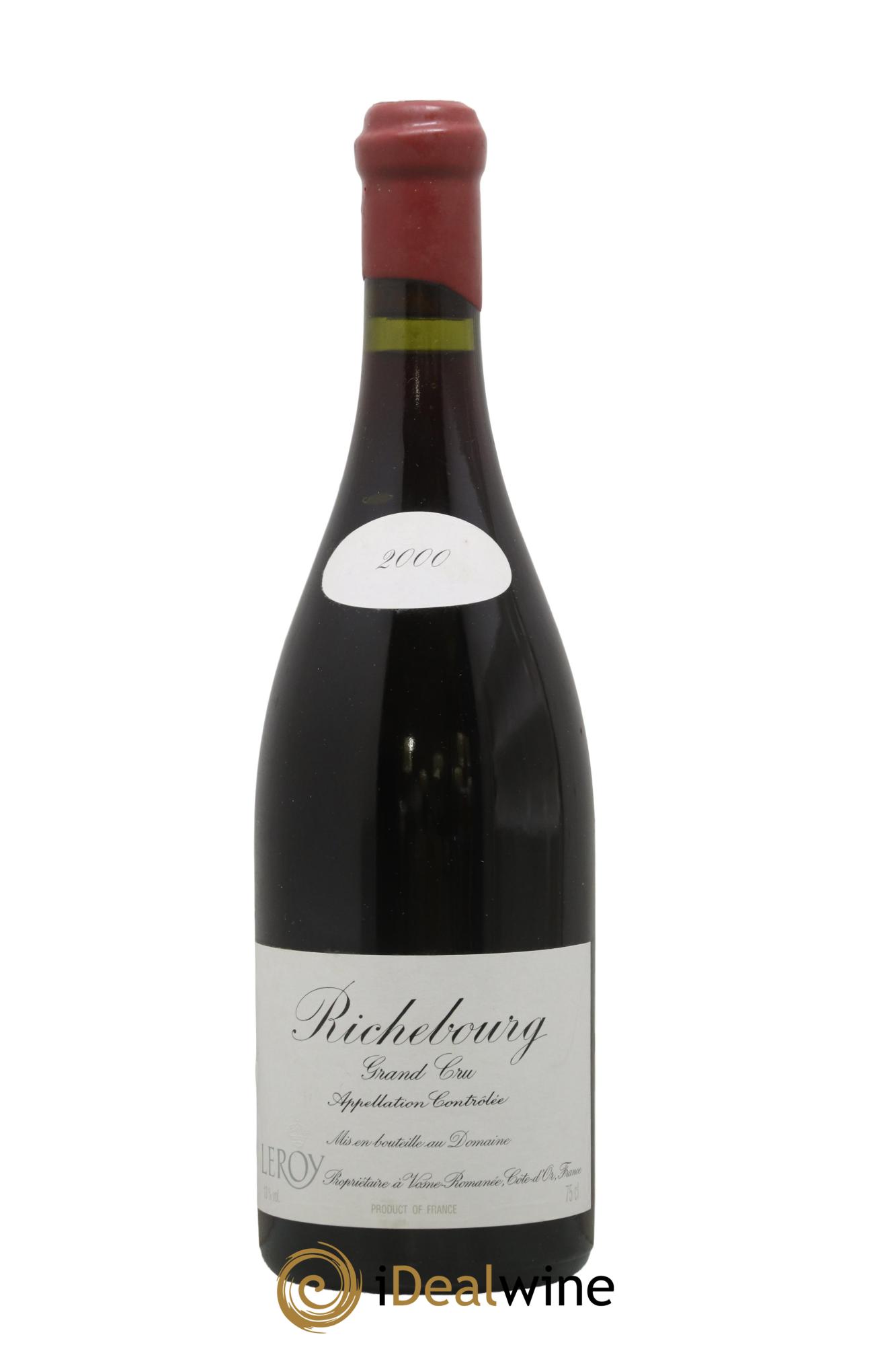 Richebourg Grand Cru Leroy (Domaine) 2000 - Lot de 1 bouteille - 0