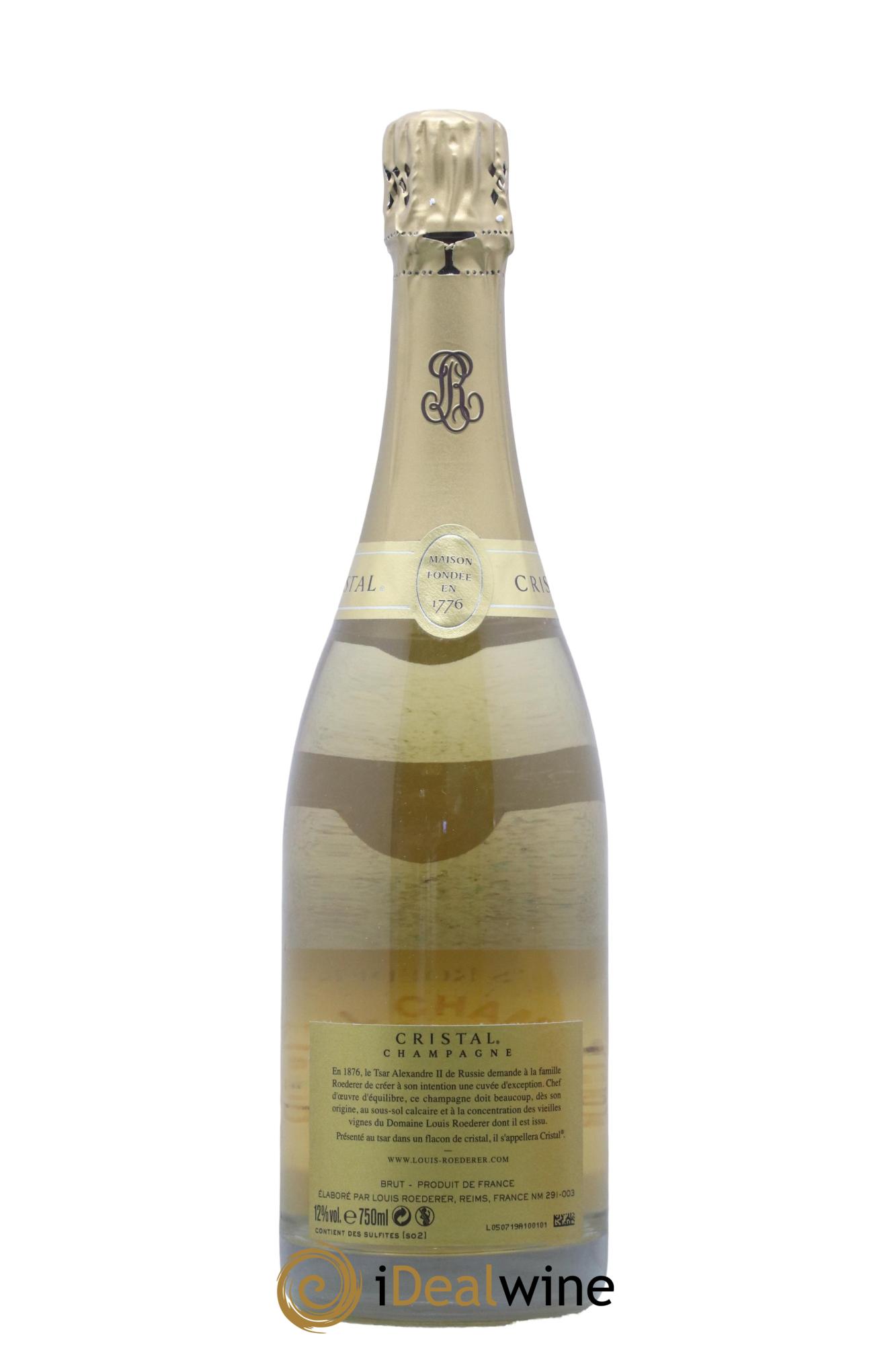 Cristal Louis Roederer 2008 - Lot de 1 bouteille - 1