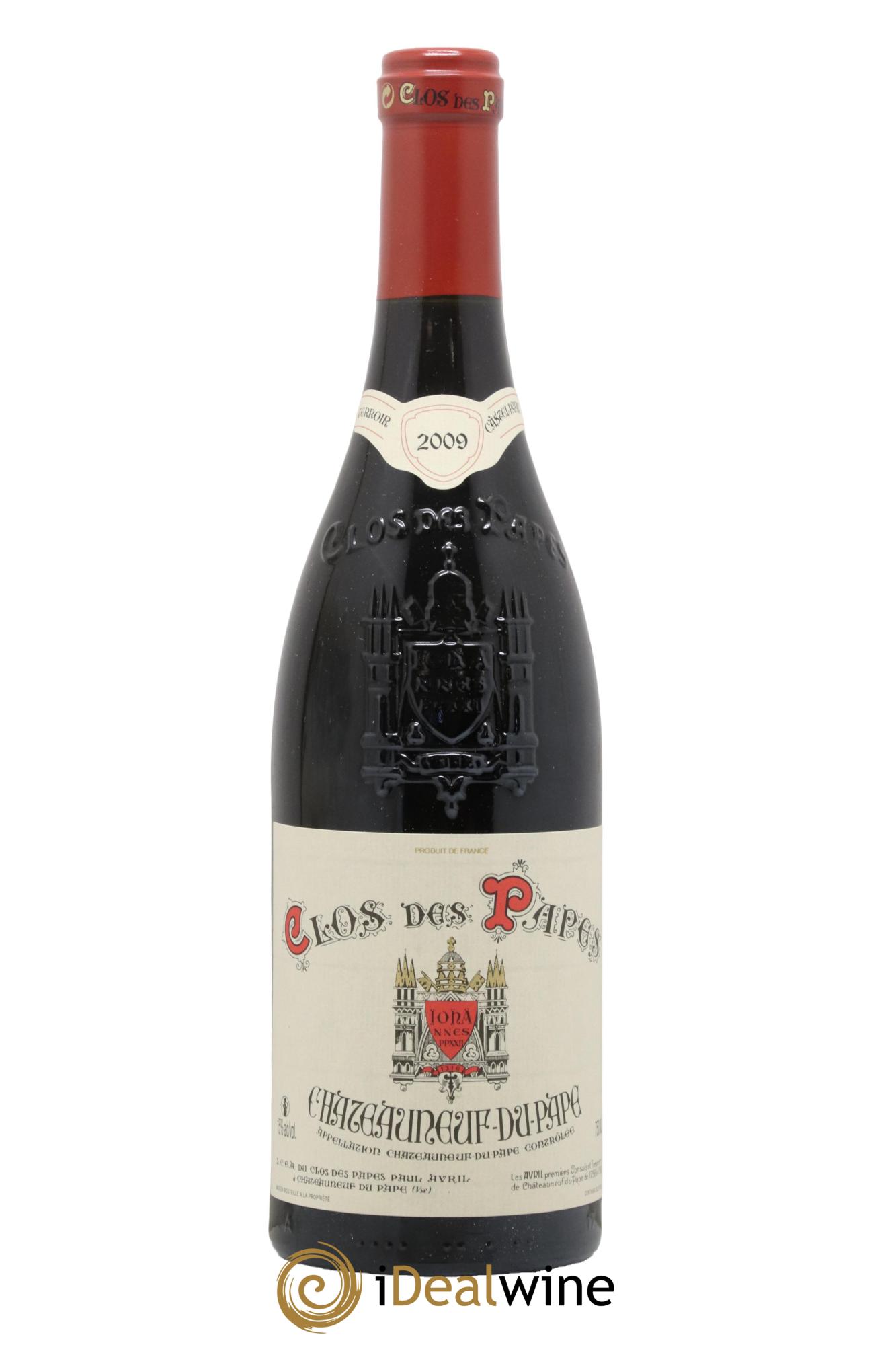 Châteauneuf-du-Pape Clos des Papes - Paul Avril 2009 - Lot de 1 bouteille - 0