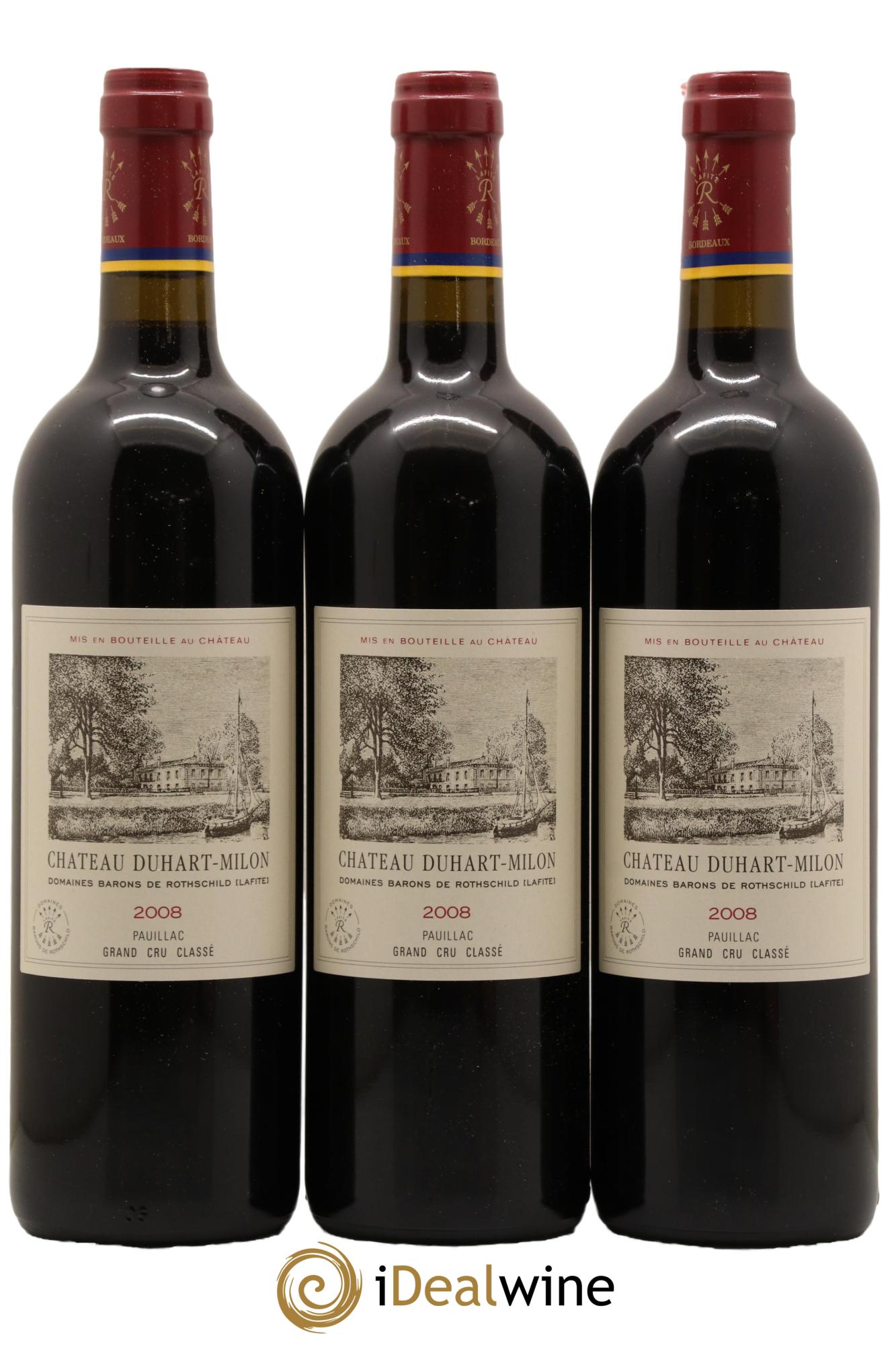 Château Duhart-Milon 4ème Grand Cru Classé 2008 - Lotto di 6 bottiglie - 1