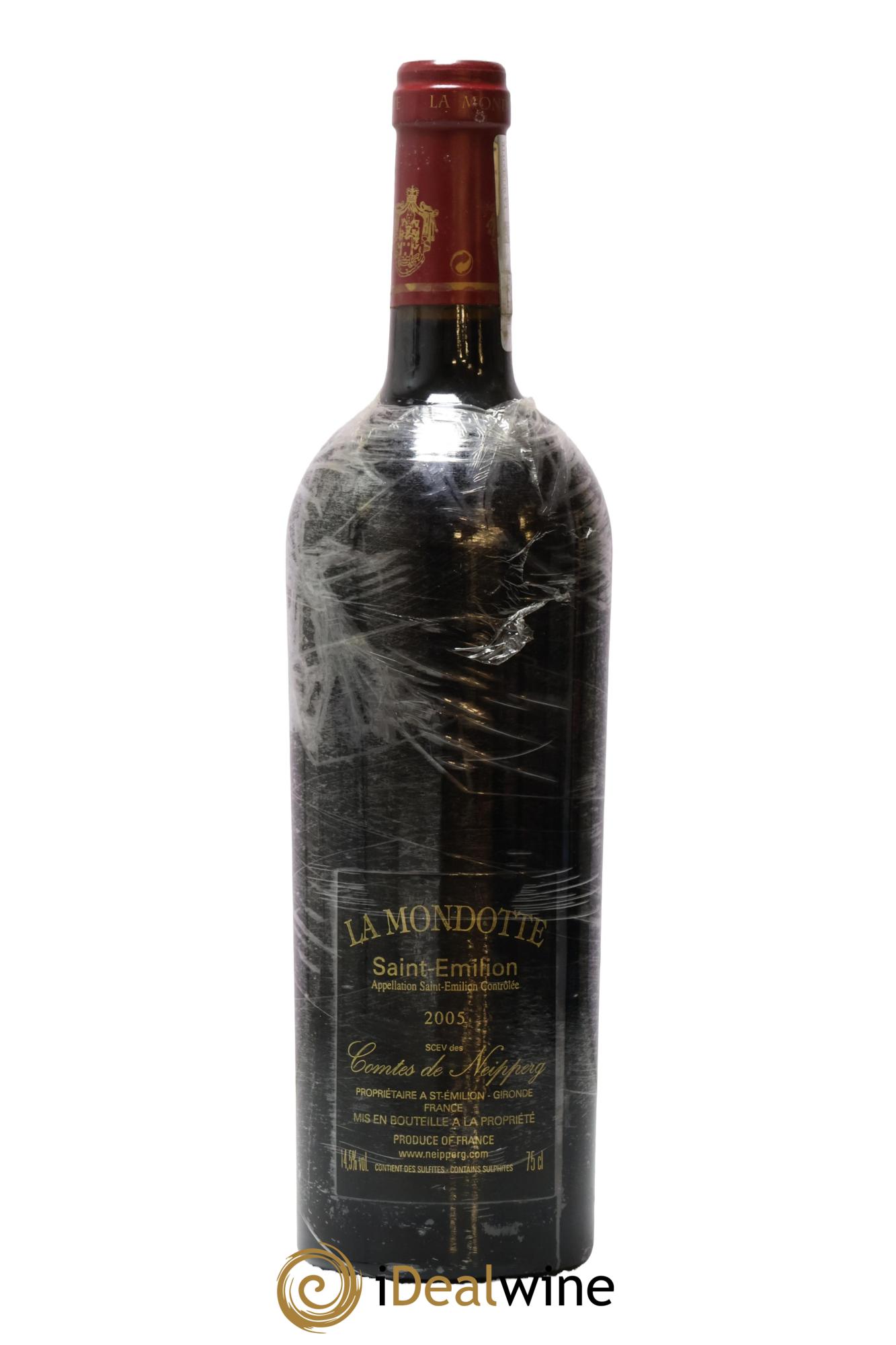 La Mondotte 1er Grand Cru Classé B depuis 2012 2005 - Lot de 1 bouteille - 1
