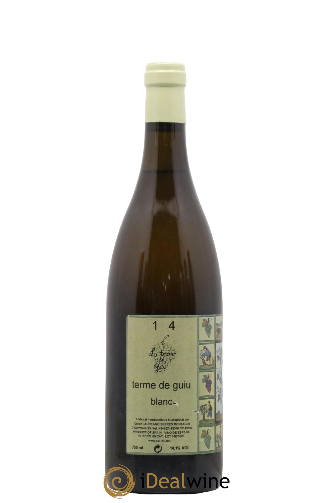 Espagne Vino de Espana Terme de Guiu Mendall Laureano Serres Montagut 2014 - Lot de 1 bouteille - 1