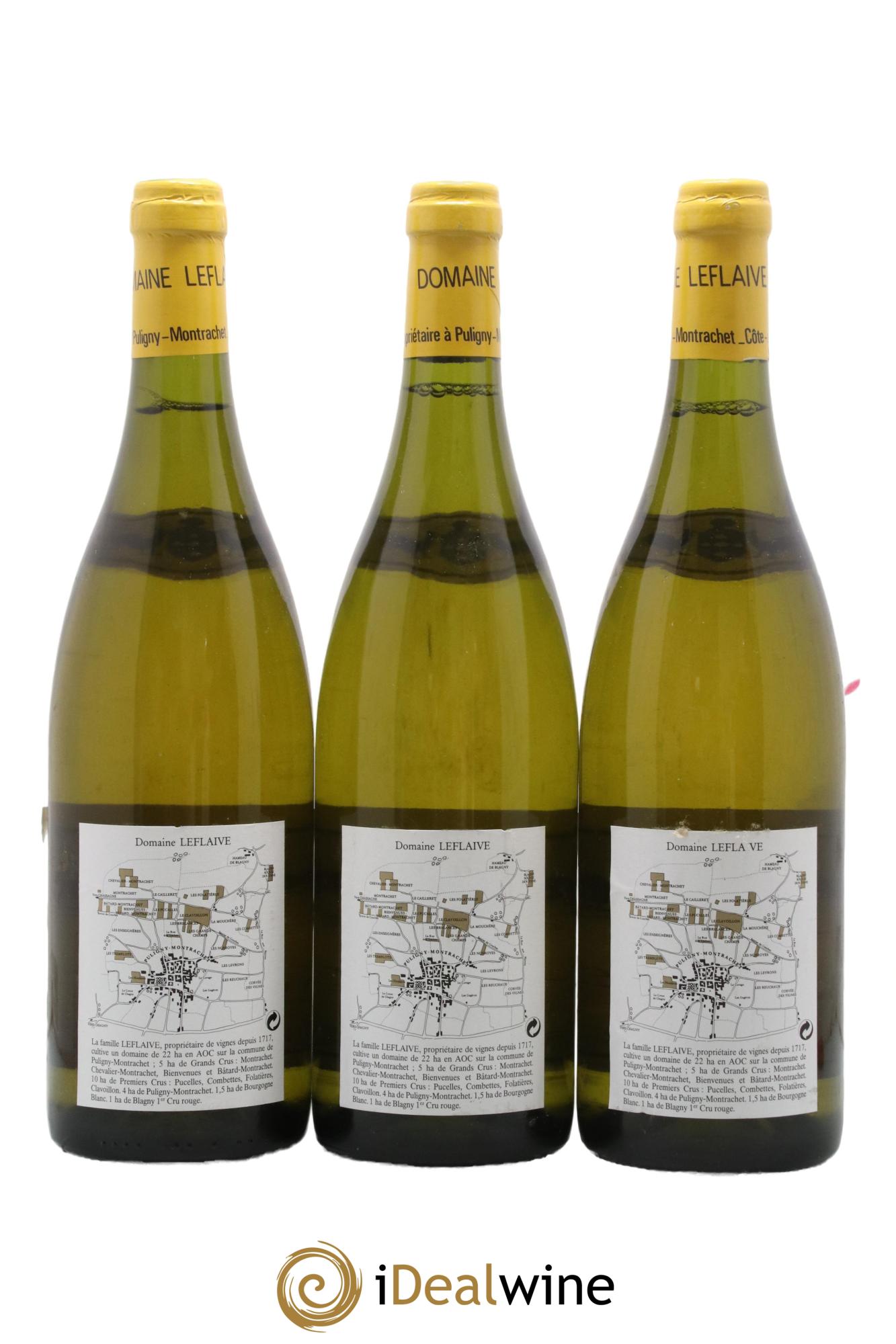 Puligny-Montrachet 1er Cru Les Combettes Leflaive (Domaine) 1996 - Lot de 3 bouteilles - 1