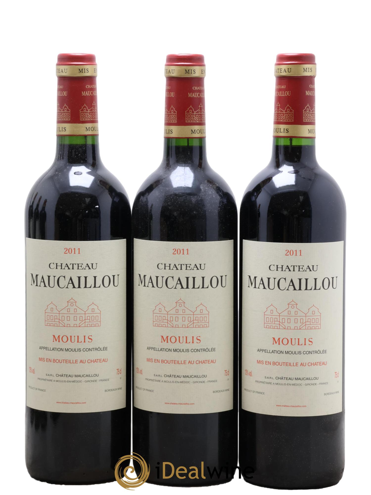 Château Maucaillou  2011 - Lotto di 6 bottiglie - 1