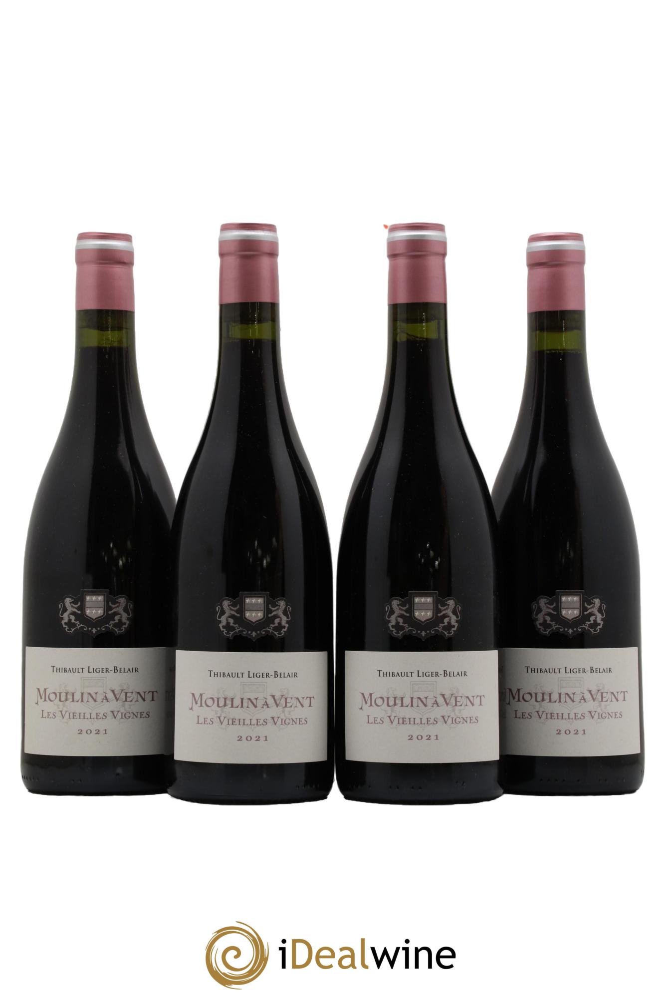 Moulin-à-Vent Les Vieilles Vignes Thibault Liger-Belair 2021 - Lot de 4 bouteilles - 0