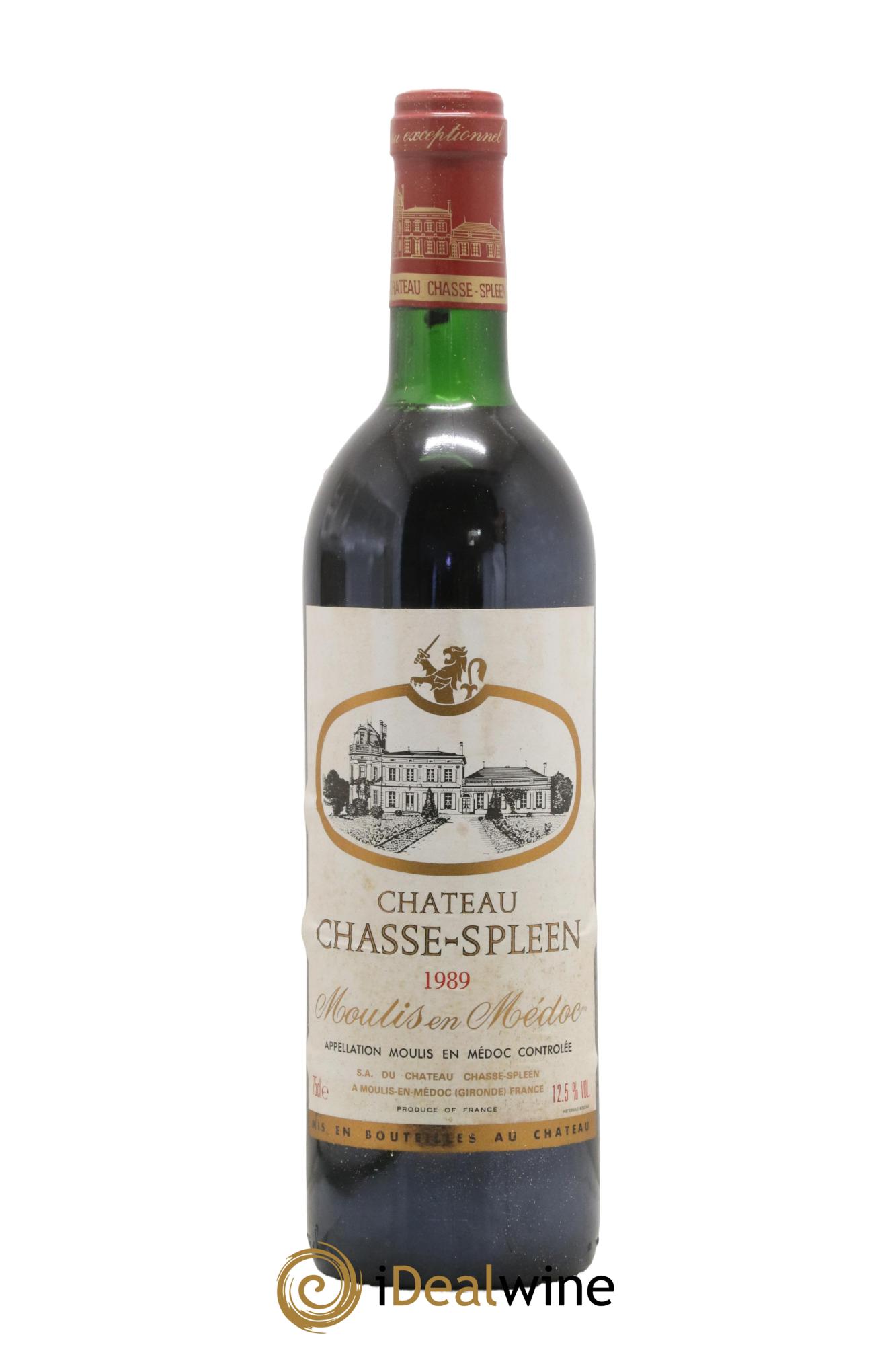 Château Chasse Spleen 1989 - Posten von 1 Flasche - 0