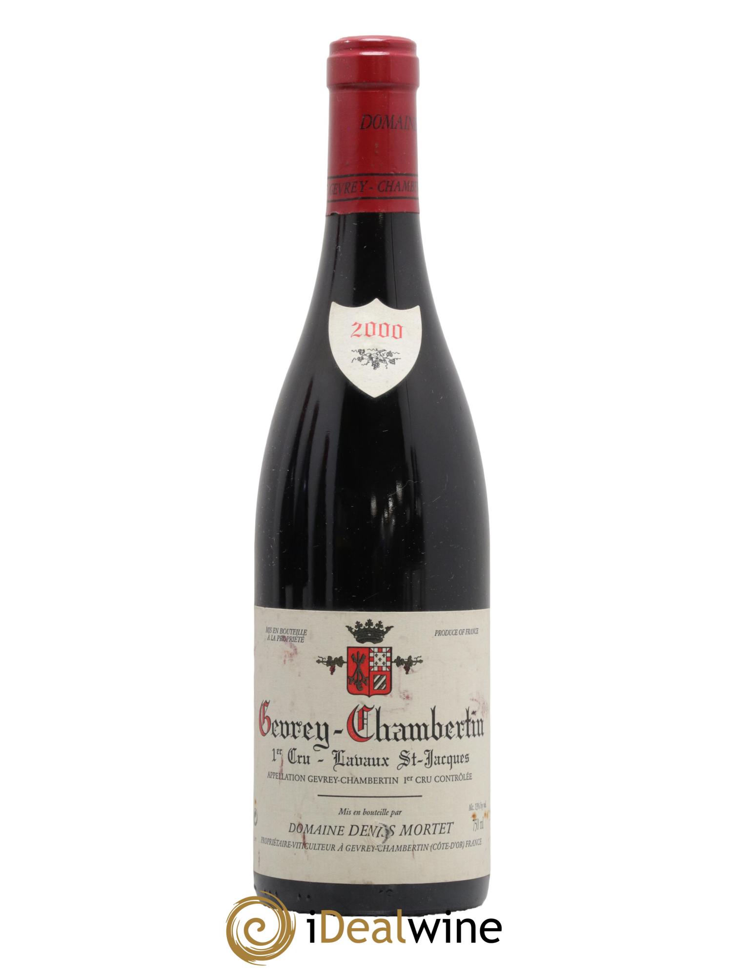 Gevrey-Chambertin 1er Cru Lavaux Saint Jacques Denis Mortet (Domaine) 2000 - Lotto di 1 bottiglia - 0