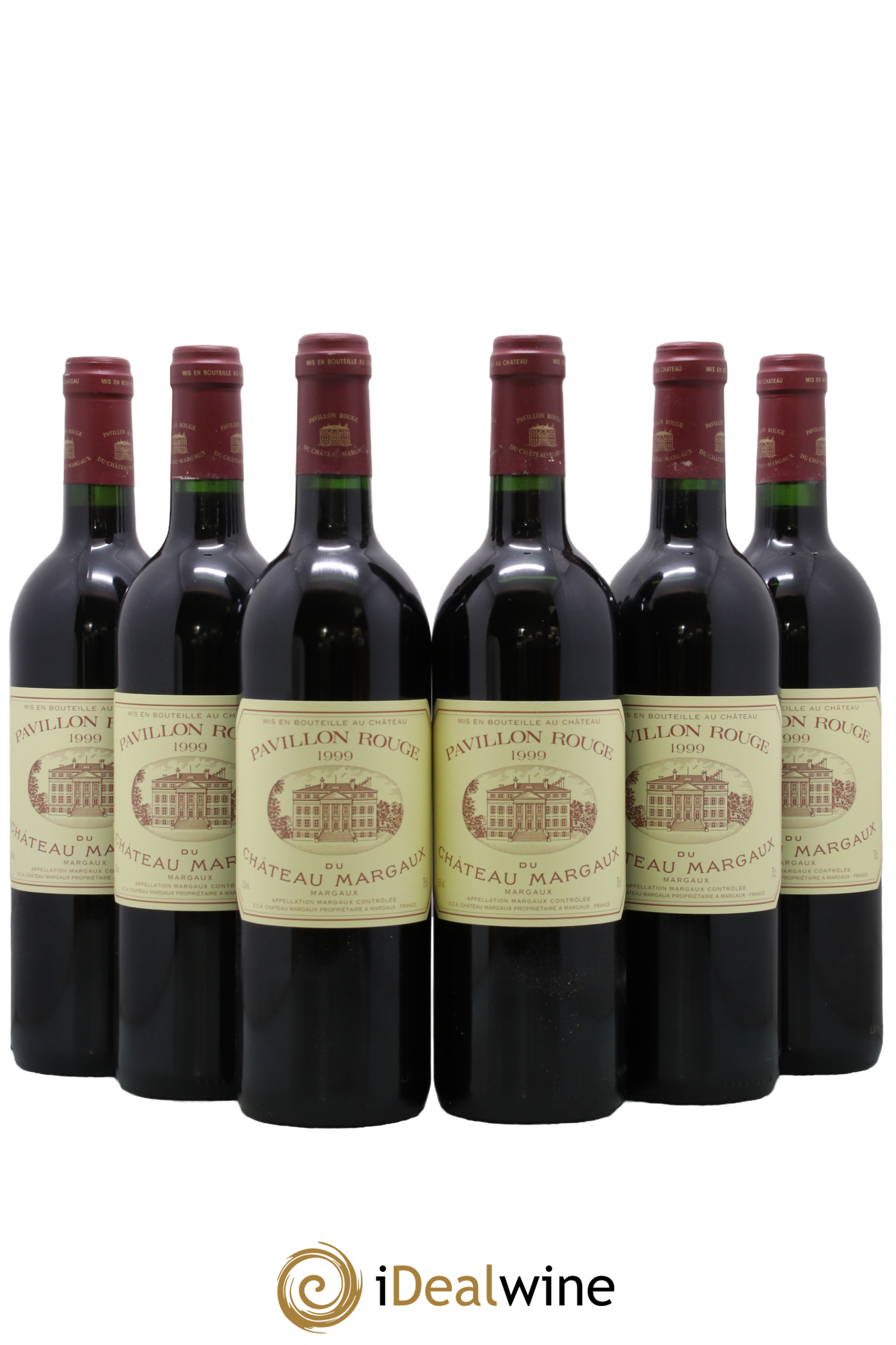 Pavillon Rouge du Château Margaux Second Vin 1999 - Lot de 6 bouteilles - 0
