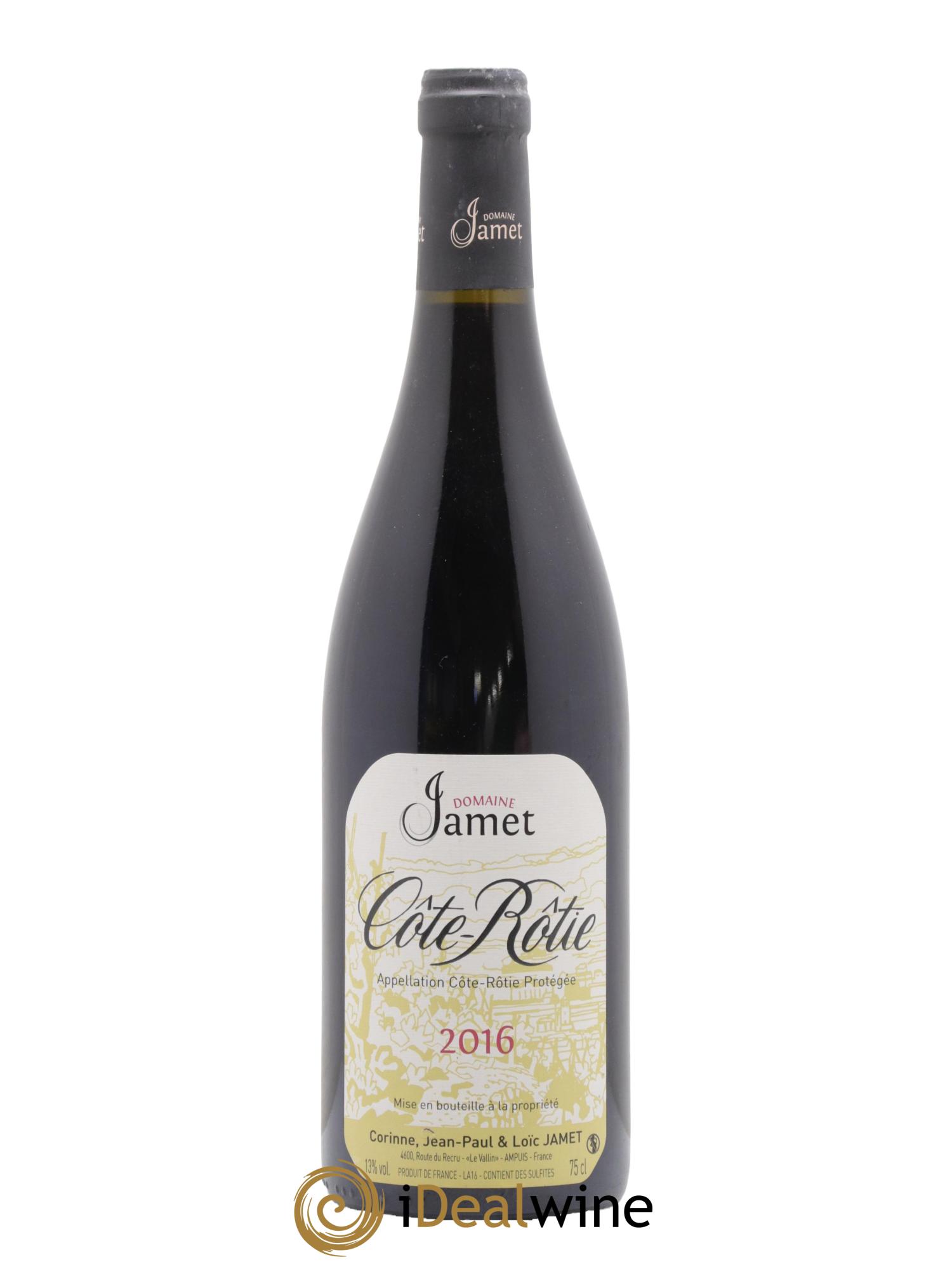 Côte-Rôtie Jamet (Domaine) 2016 - Lot de 1 bouteille - 0
