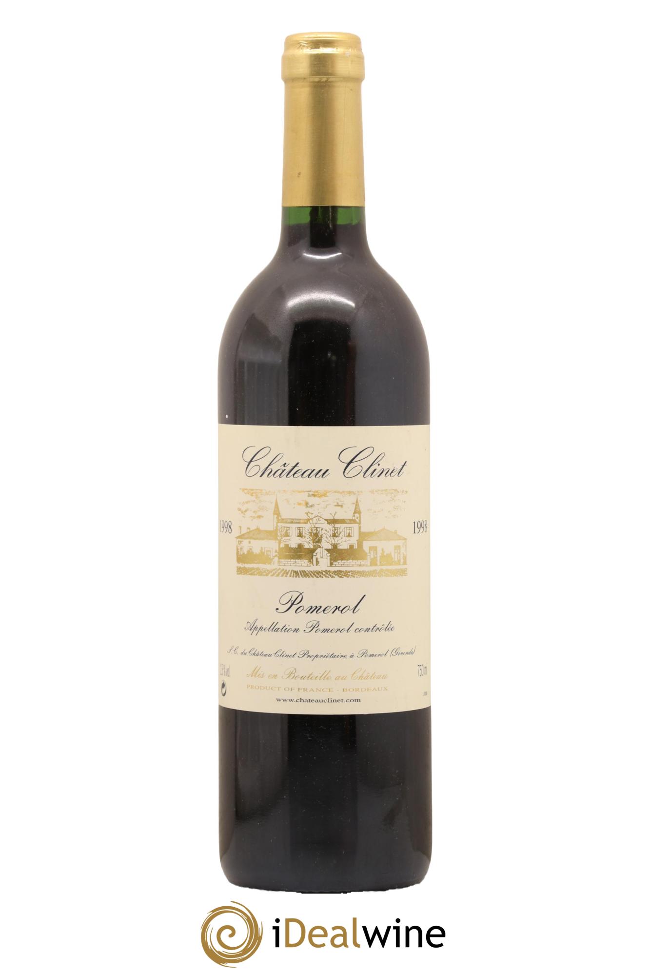Château Clinet 1998 - Lot de 1 bouteille - 0