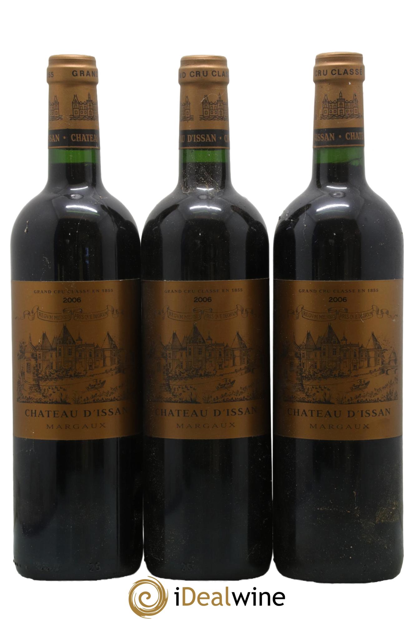 Château d'Issan 3ème Grand Cru Classé 2006 - Lot de 3 bouteilles - 0