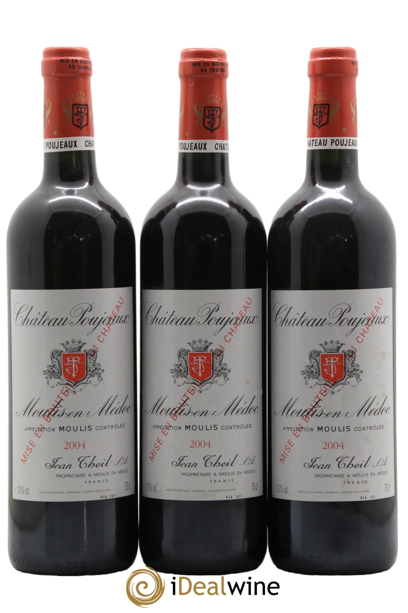 Château Poujeaux 2004 - Lot of 6 bottles - 2