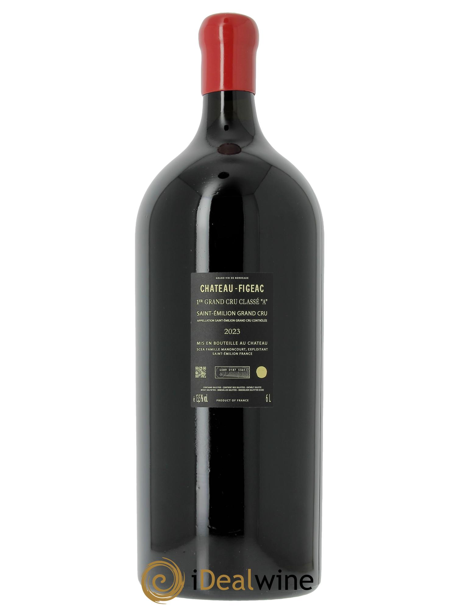 Château Figeac 1er Grand Cru Classé A  2023 - Lot de 1 impériale - 1