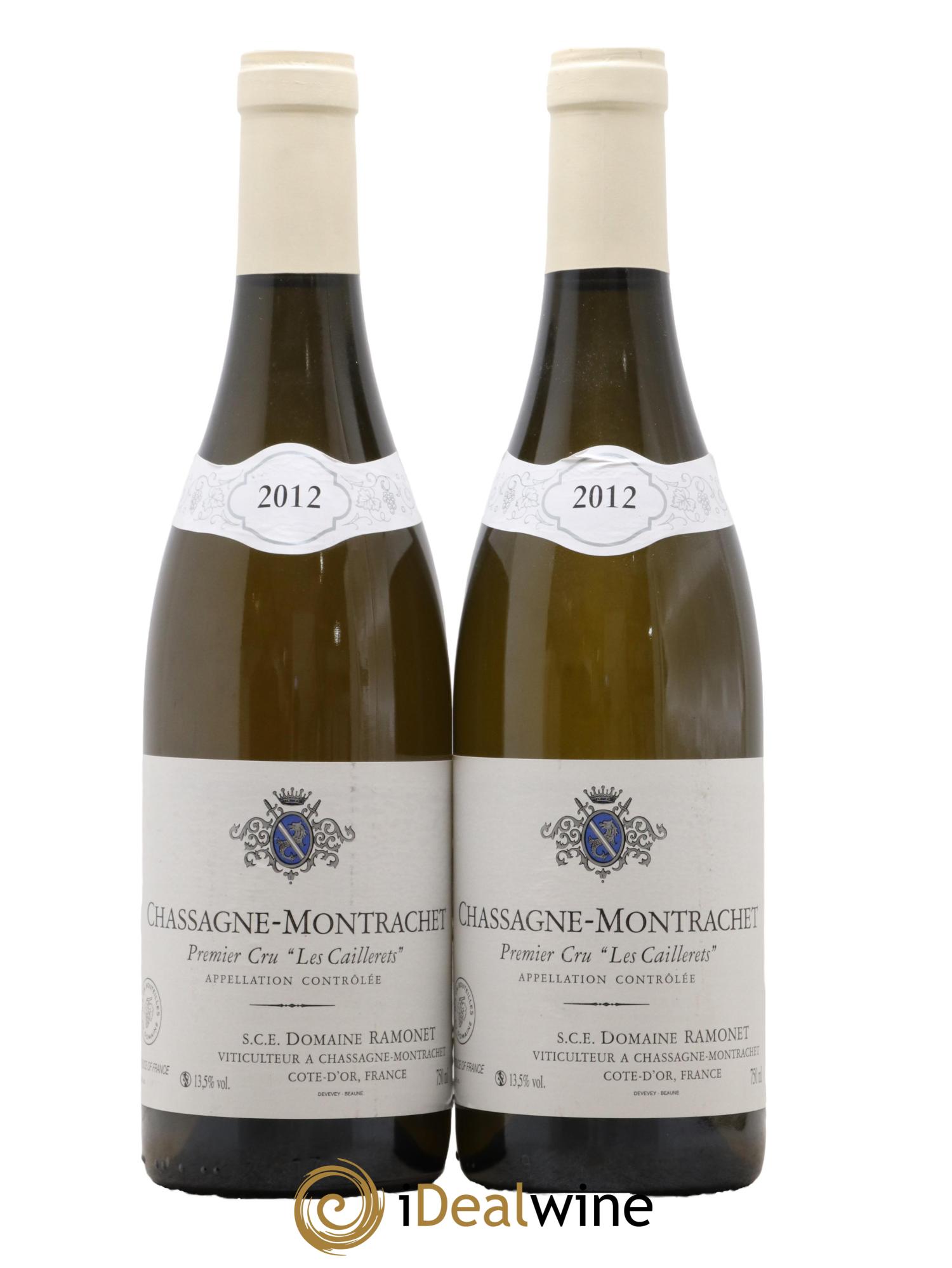 Chassagne-Montrachet 1er Cru Les Caillerets Ramonet (Domaine) 2012 - Lot de 2 bouteilles - 0