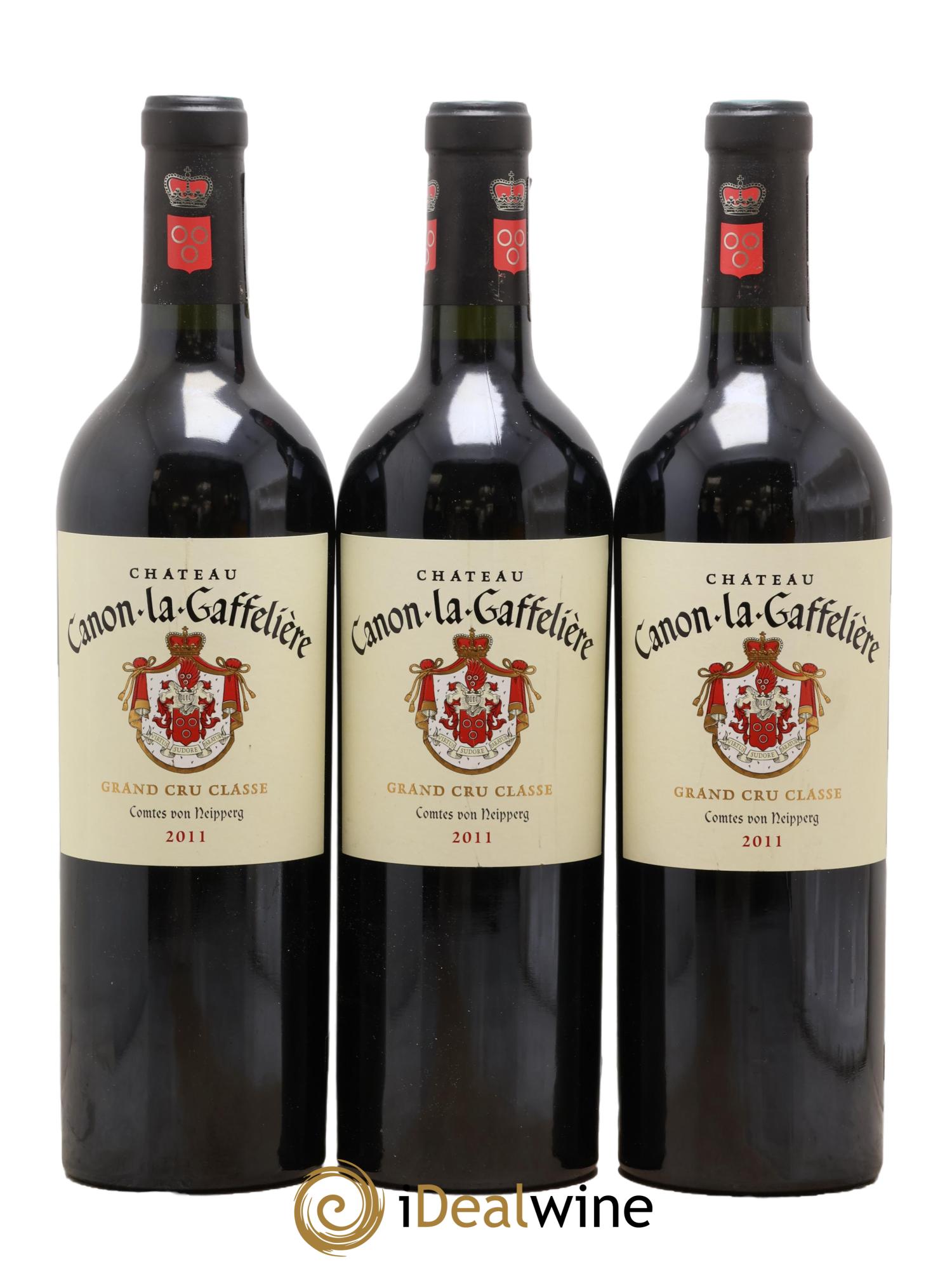 Château Canon la Gaffelière 1er Grand Cru Classé B 2011 - Posten von 3 Flaschen - 0