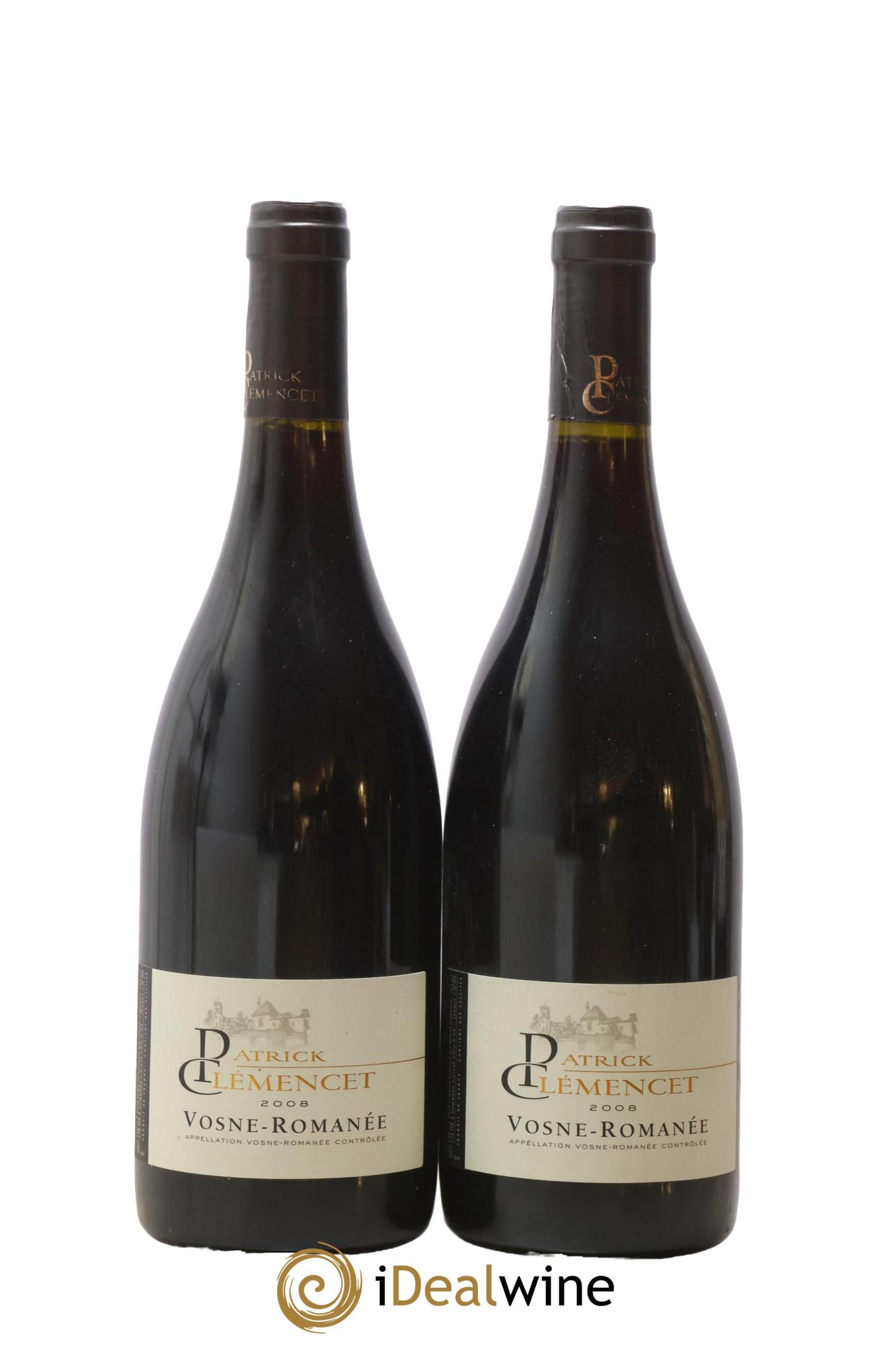 Vosne-Romanée Patrick Clémencet 2008 - Lot of 2 bottles - 0