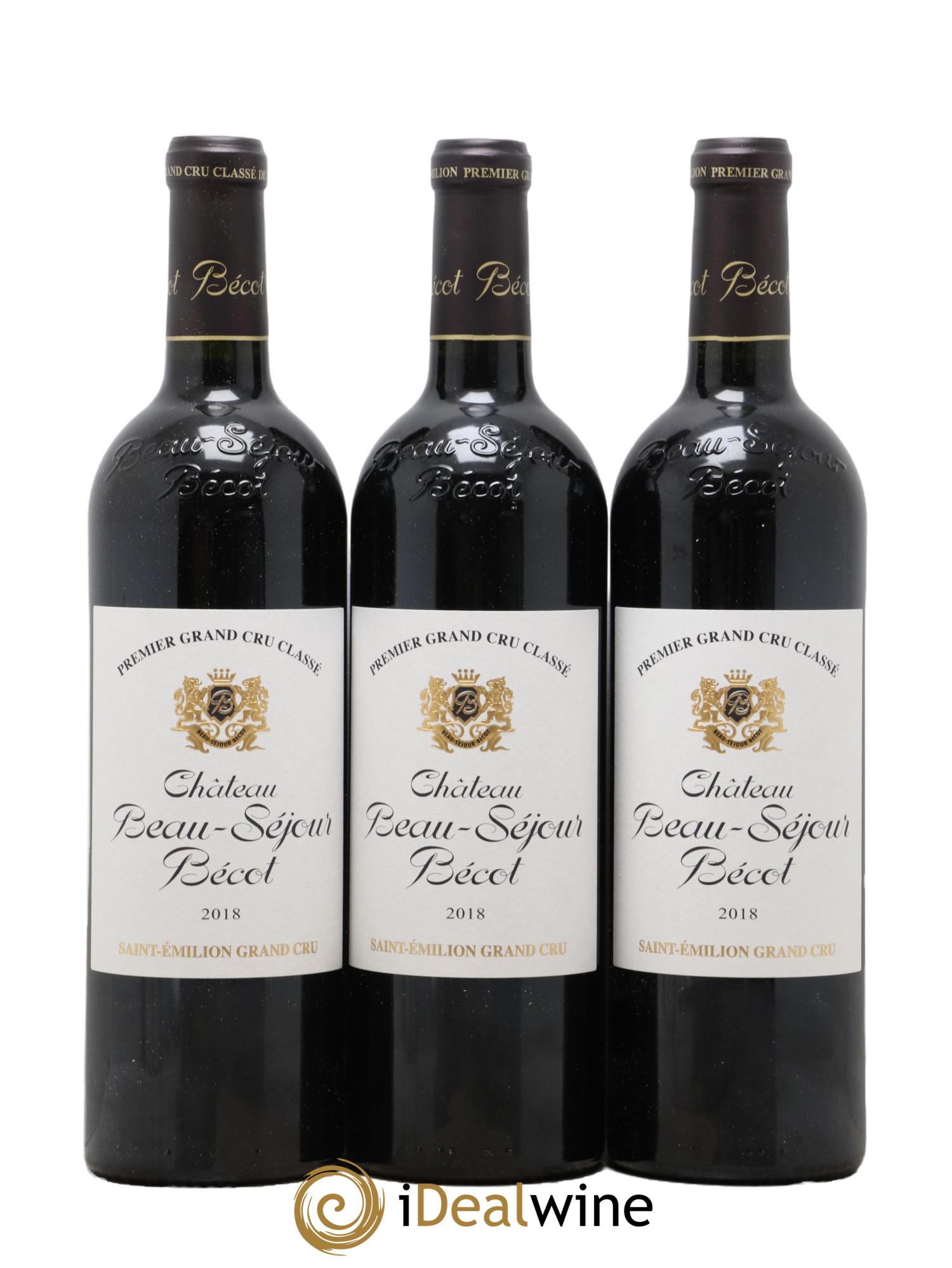 Château Beau-Séjour Bécot 1er Grand Cru Classé B 2018 - Lot de 6 bouteilles - 1