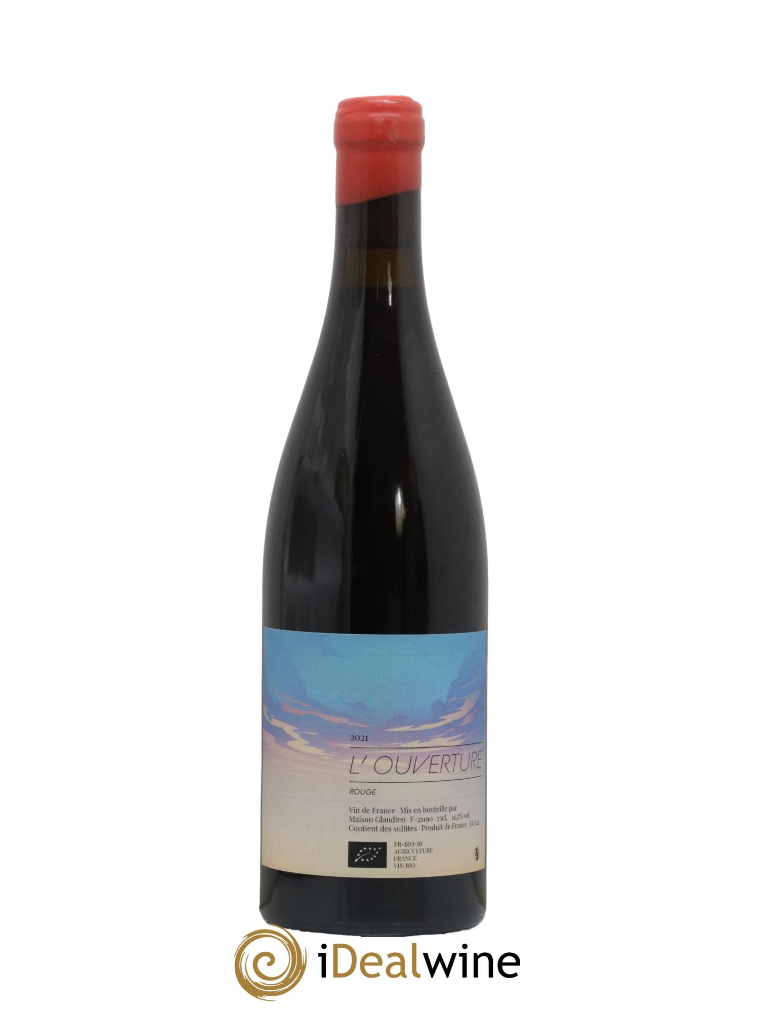 Vin de France L'Ouverture Maison Glandien 2021 - Lot de 1 bouteille - 0