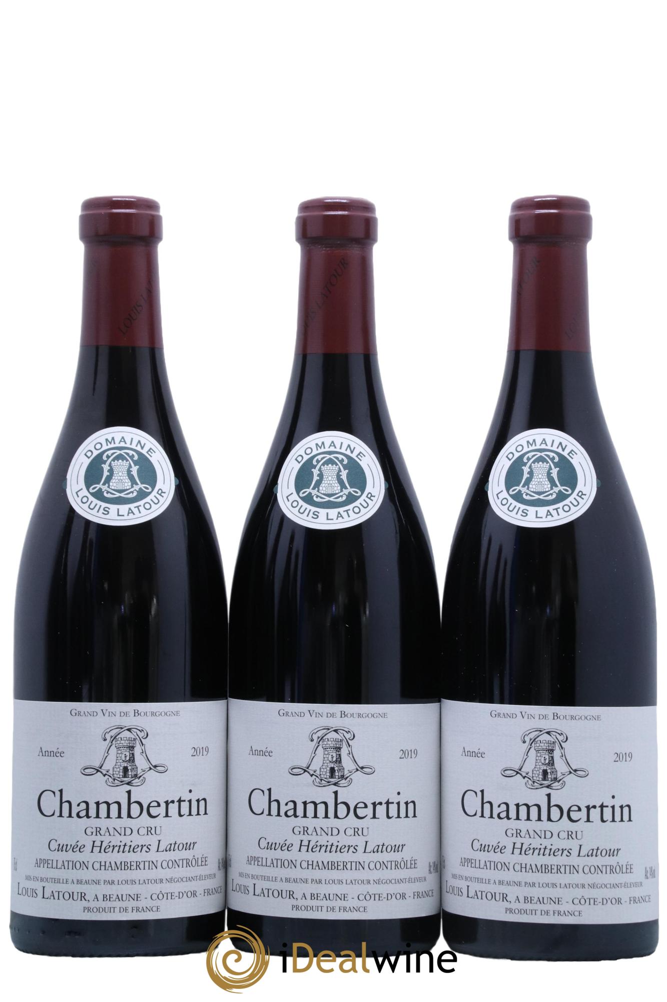 Chambertin Grand Cru Cuvée Héritiers Latour Louis Latour  2019 - Posten von 6 Flaschen - 3