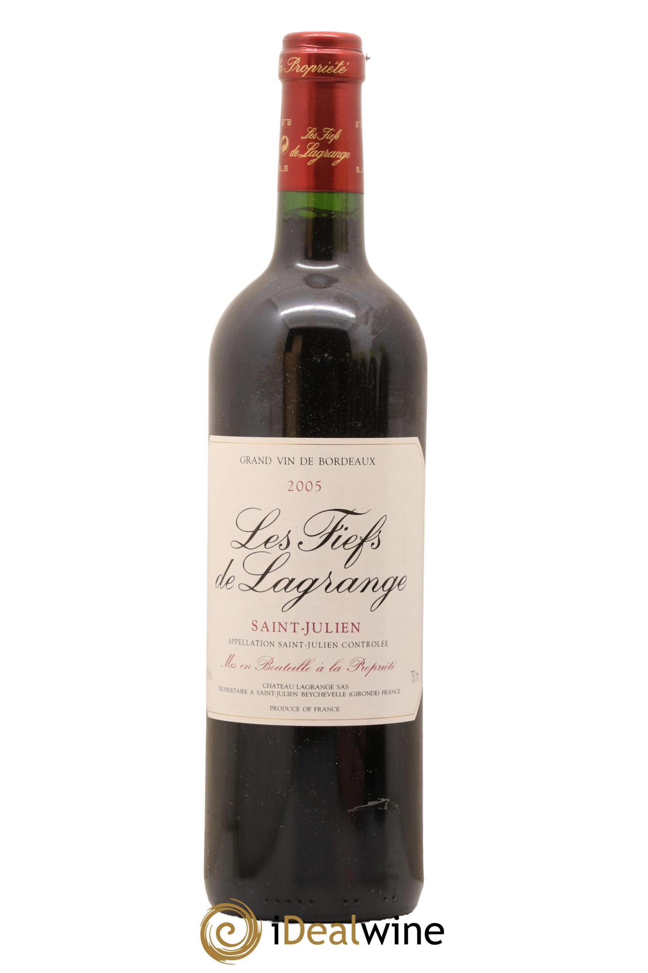 Les Fiefs de Lagrange Second Vin 2005 - Lotto di 1 bottiglia - 0