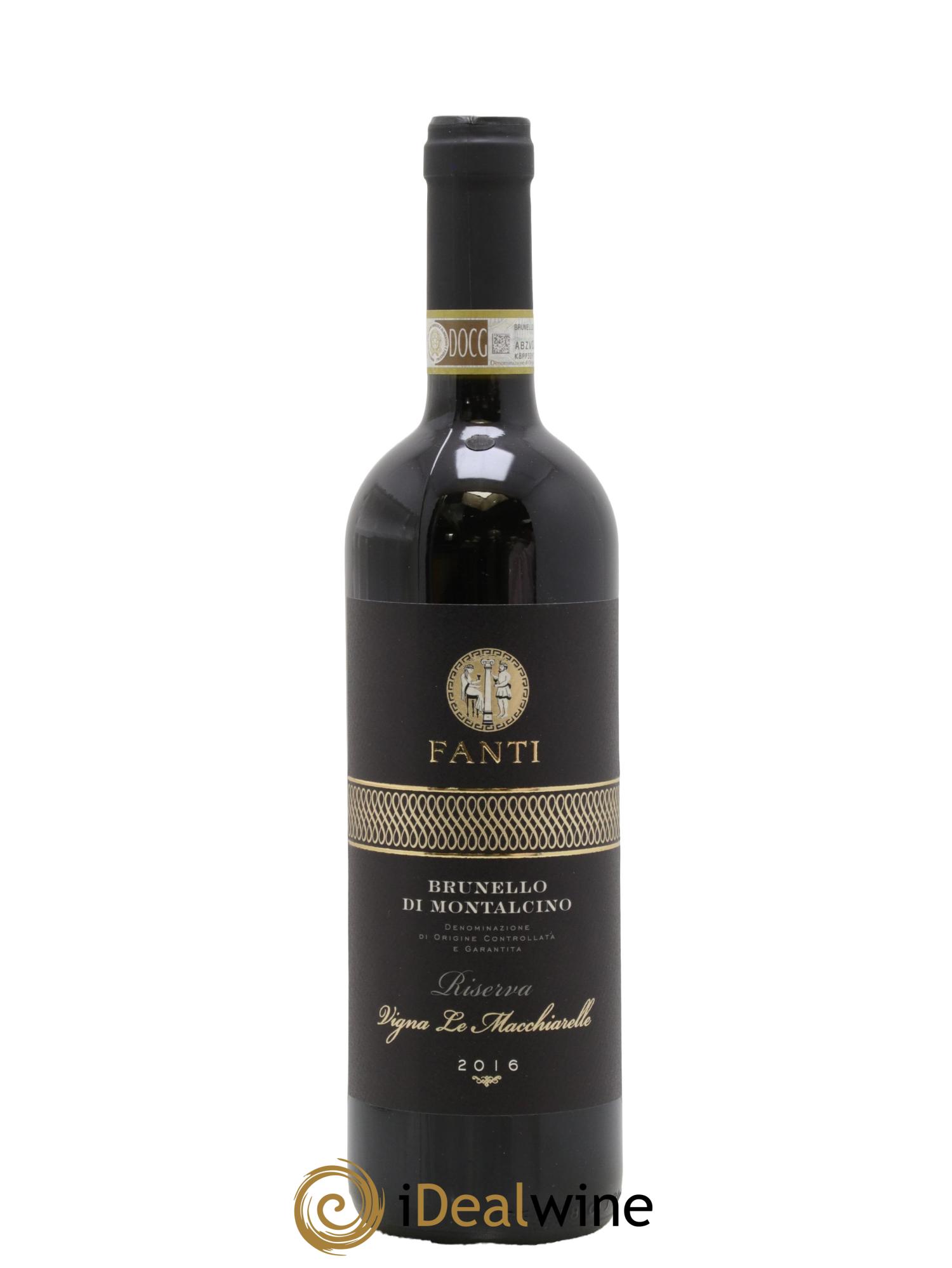 Brunello di Montalcino Riserva Vigna Le Macchiarelle Fanti 2016 - Lotto di 1 bottiglia - 0