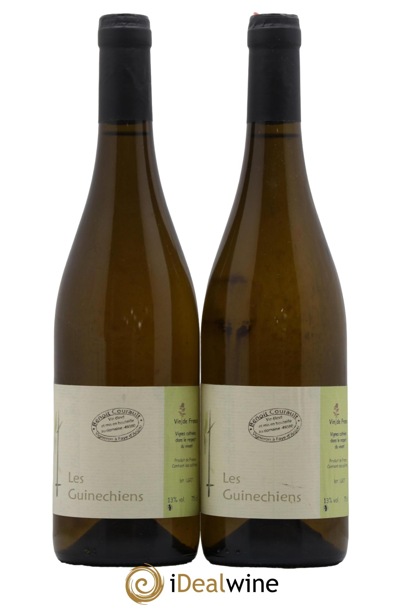 Vin de France Les Guinechiens Benoit Courault 2017 - Lot de 2 bouteilles - 0