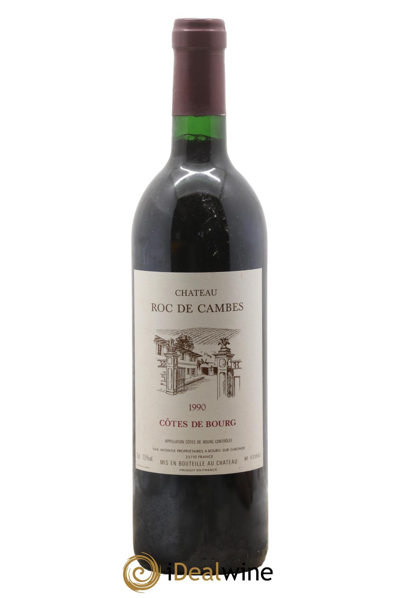 Roc de Cambes 1990 - Lot of 1 bottle - 0