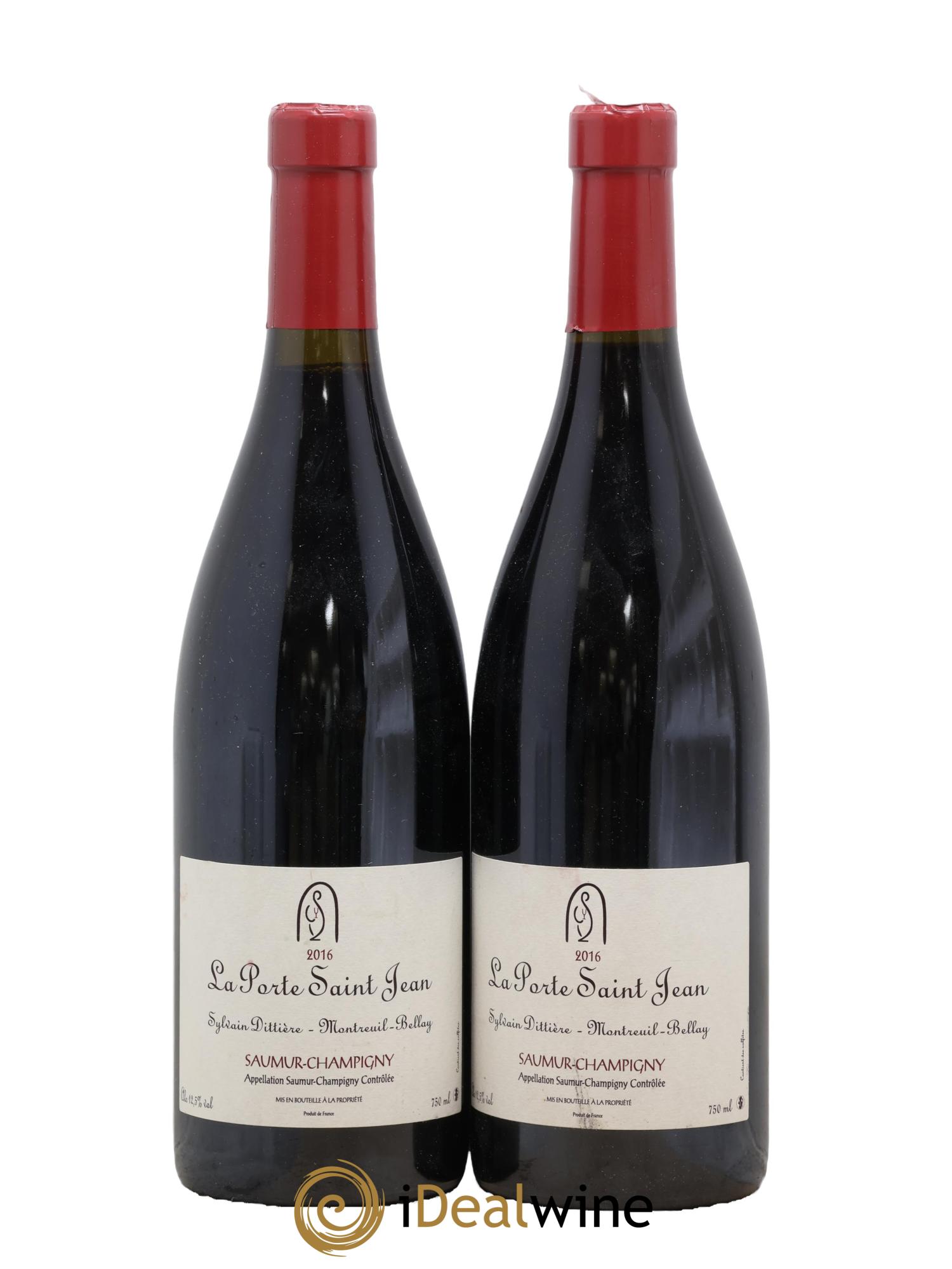 Saumur-Champigny La Porte Saint Jean 2016 - Lot of 2 bottles - 0