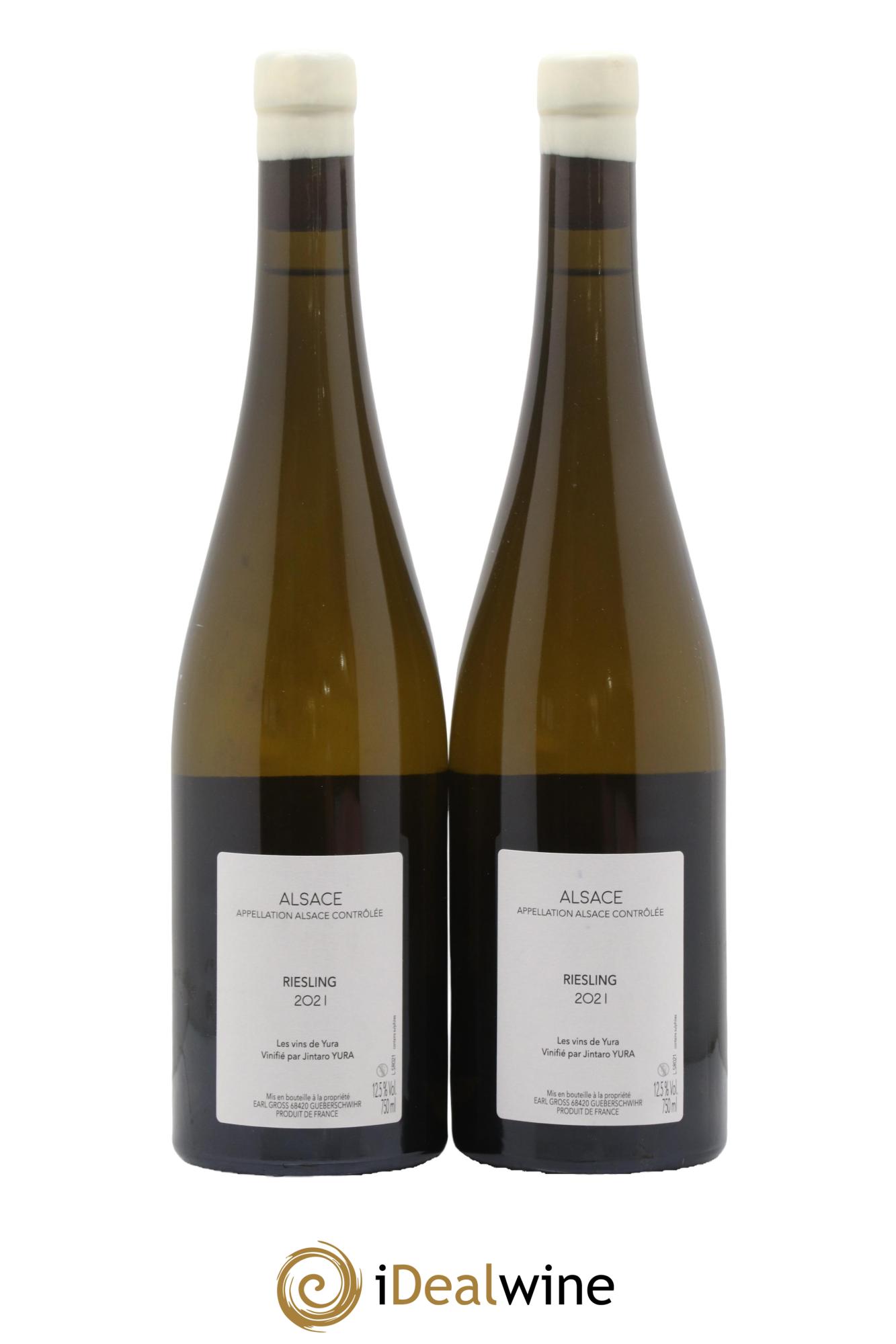 Alsace Le silence et la résonance Jintaro Yura 2021 - Lot of 2 bottles - 1