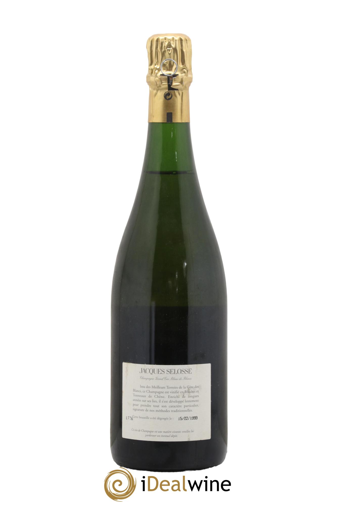 Grand Cru Blanc de Blancs Brut Jacques Selosse 1990 - Lot de 1 bouteille - 1
