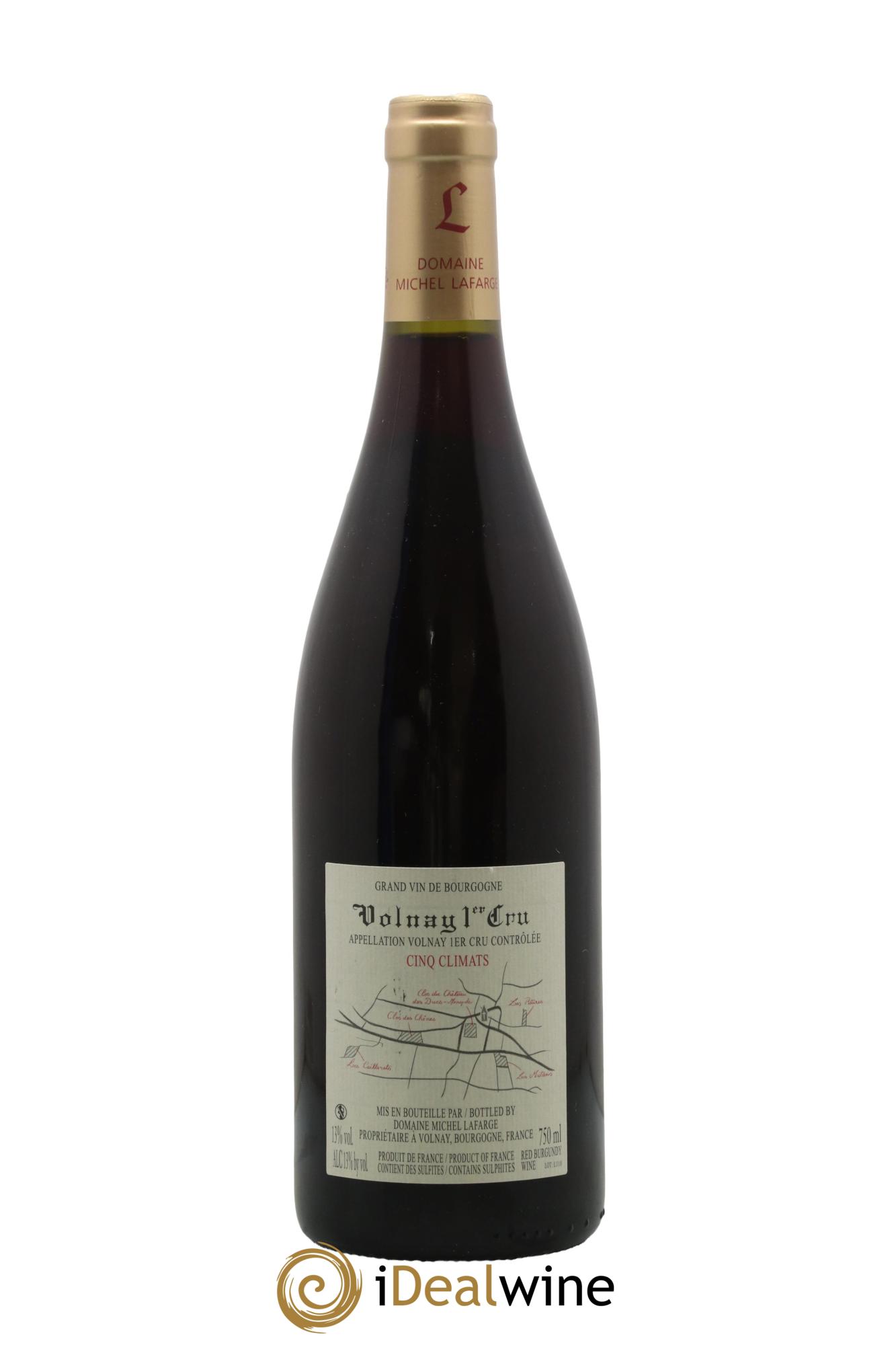 Volnay 1er Cru Cinq Climats Domaine Michel Lafarge 2021 - Lot of 1 bottle - 1