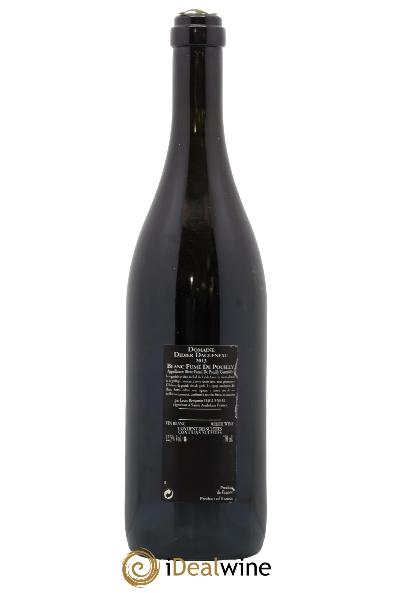 Vin de France (anciennement Pouilly-Fumé) Silex Dagueneau (Domaine Didier - Louis-Benjamin) 2013 - Posten von 1 Flasche - 1